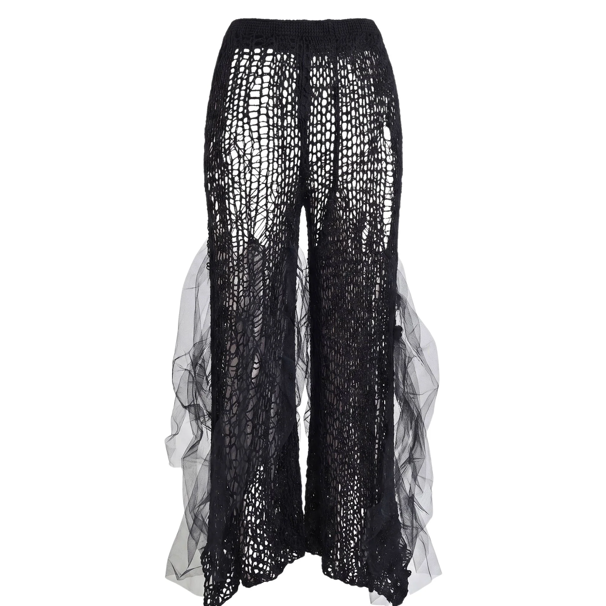 Abyss Net Trousers in Black