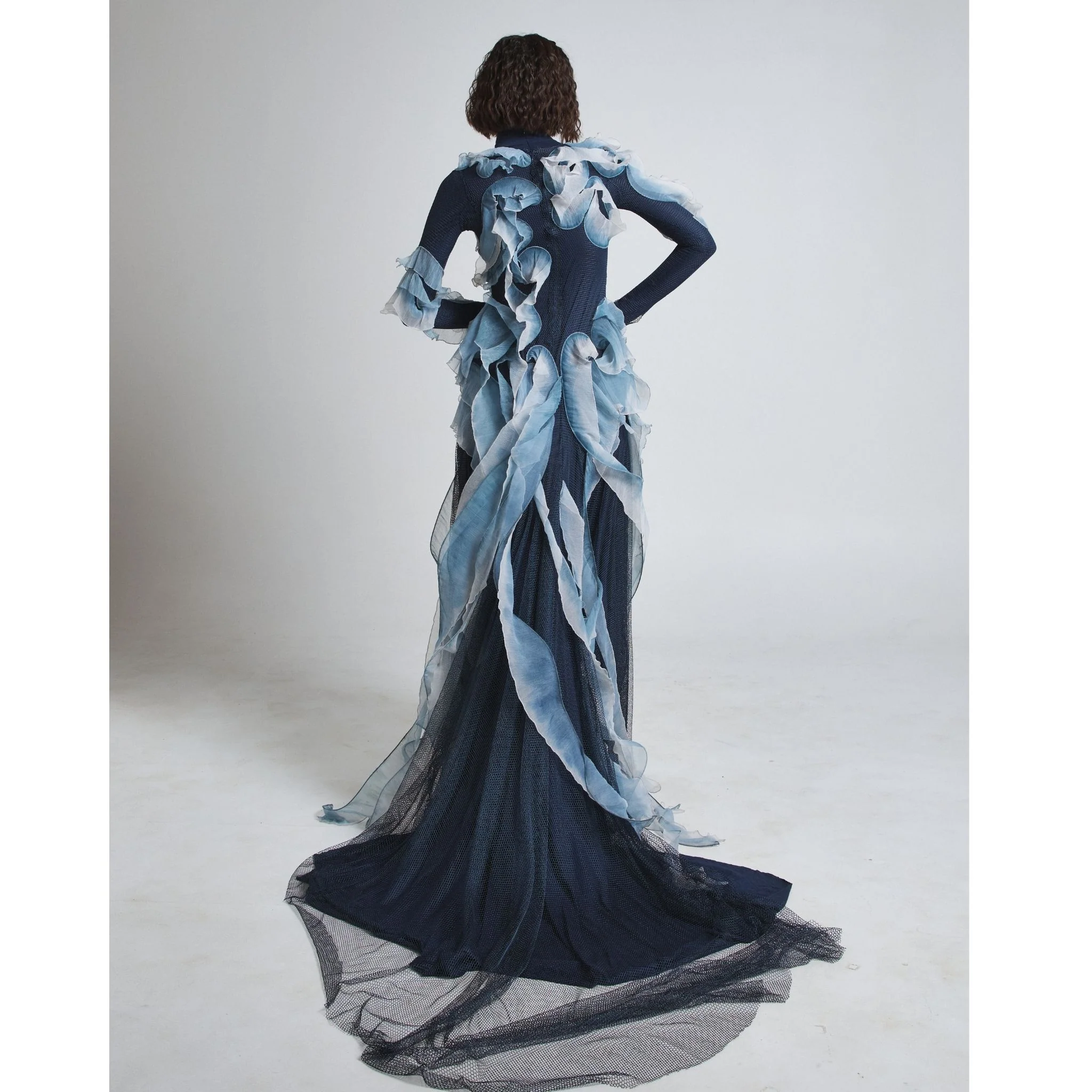 Midnight Siren 2in1 Gown in Petrol Blue - Image 7