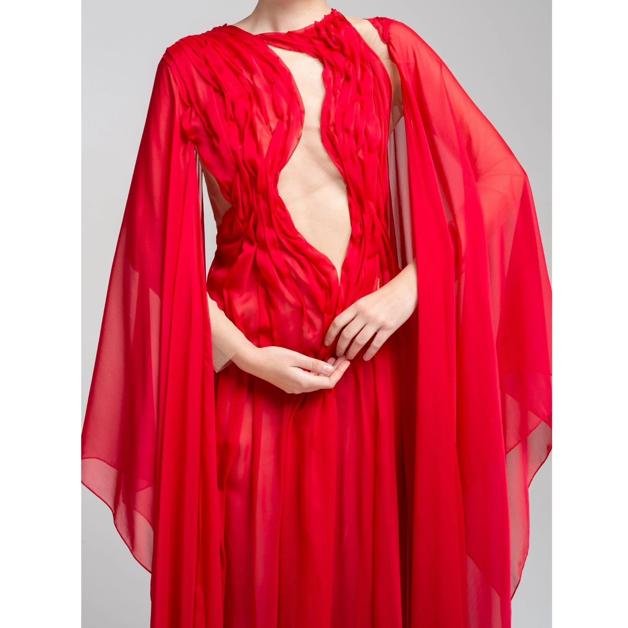 Red Aphrodite Divina Gown - Image 3