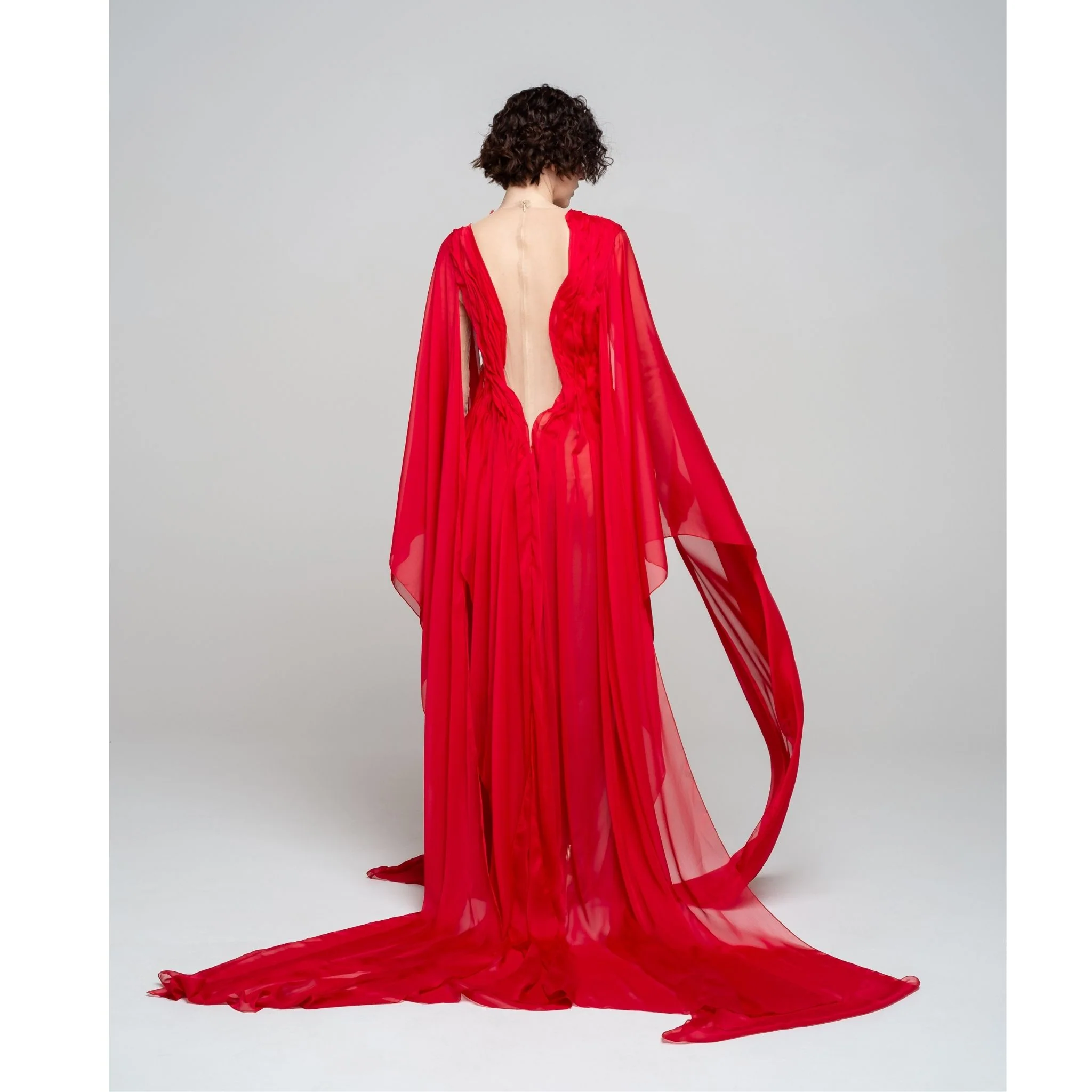 Red Aphrodite Divina Gown - Image 5