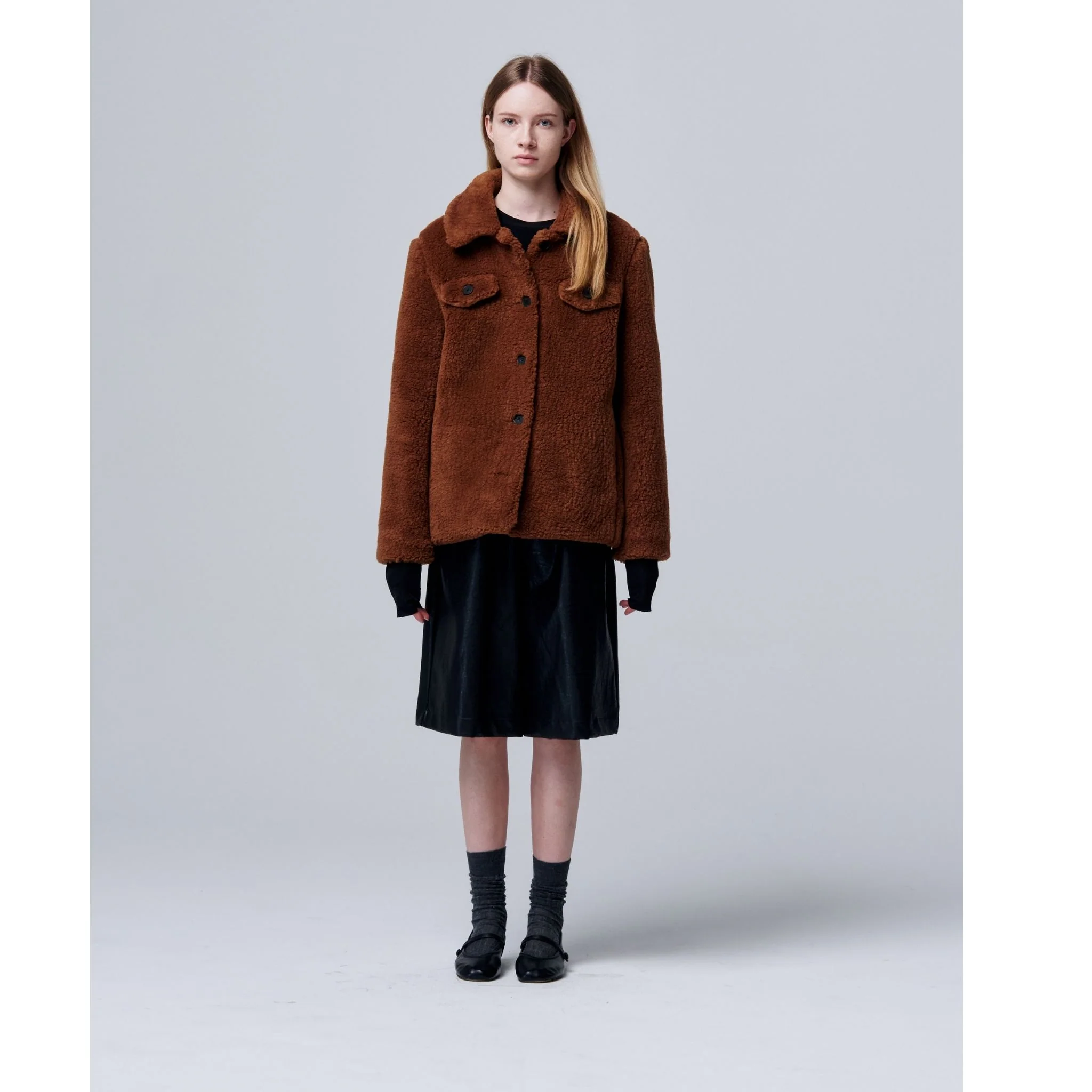 Ethereal Fur Jacket with Soft Fleece Fabric - Image 3