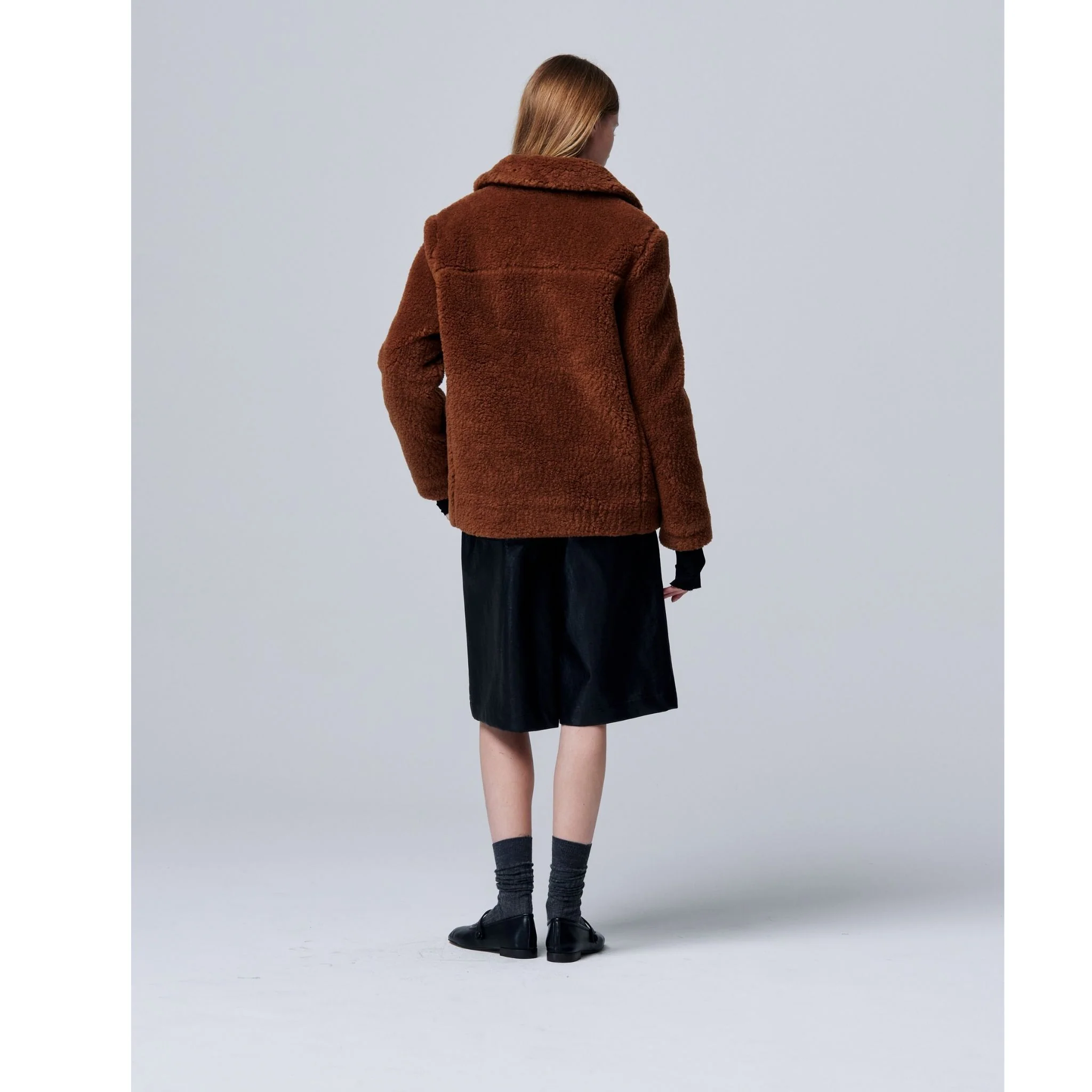 Ethereal Fur Jacket with Soft Fleece Fabric - Image 6