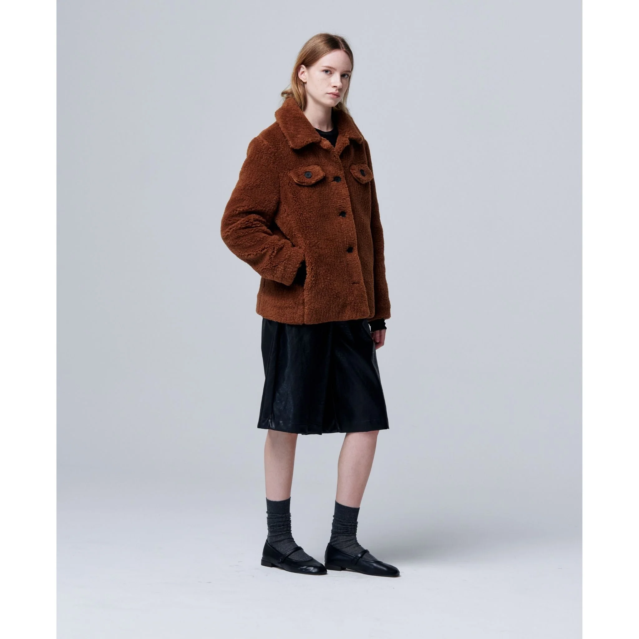 Ethereal Fur Jacket with Soft Fleece Fabric - Image 8