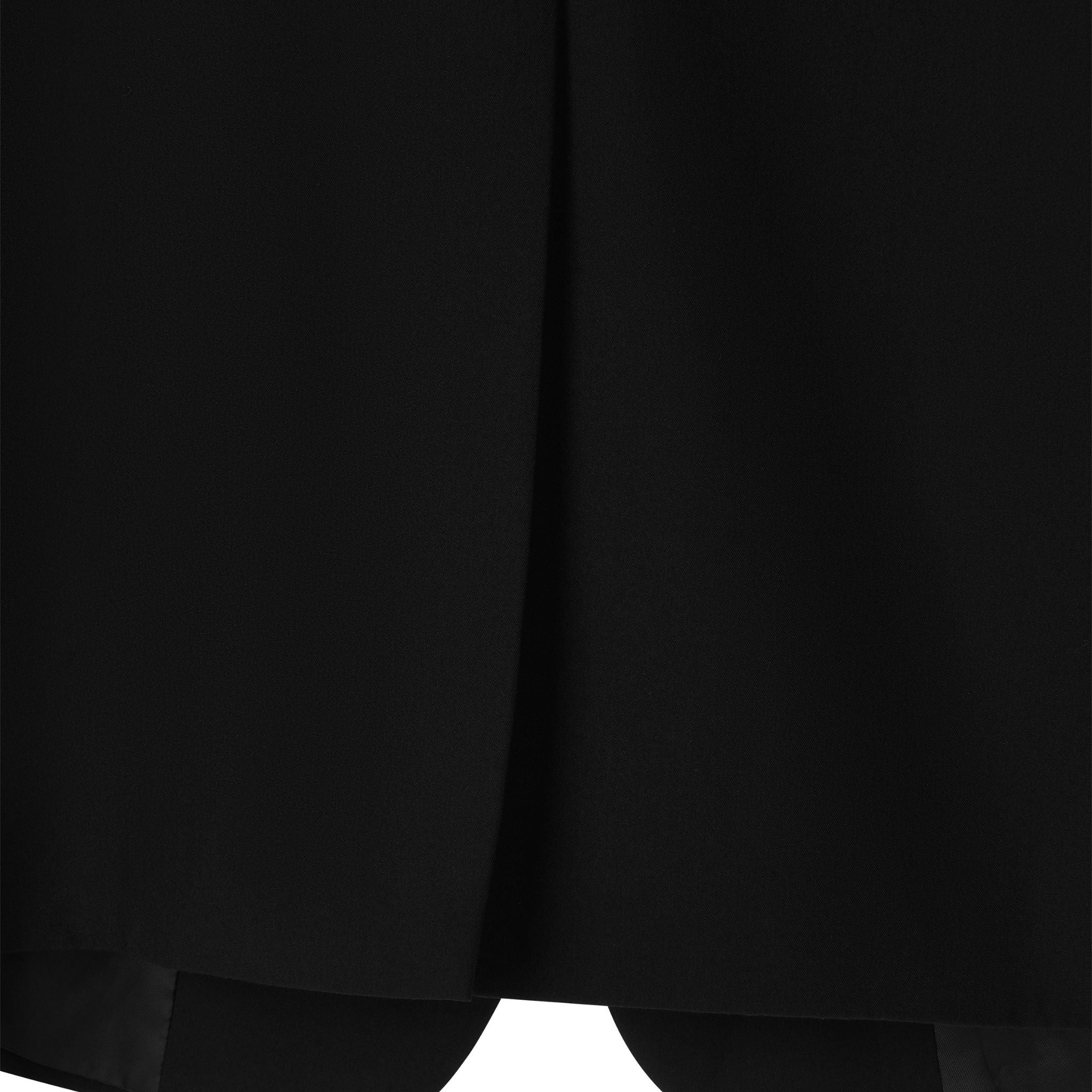 Noir Cuff Blazer with Folded Sleeve Detail and Waist Strap - Image 18