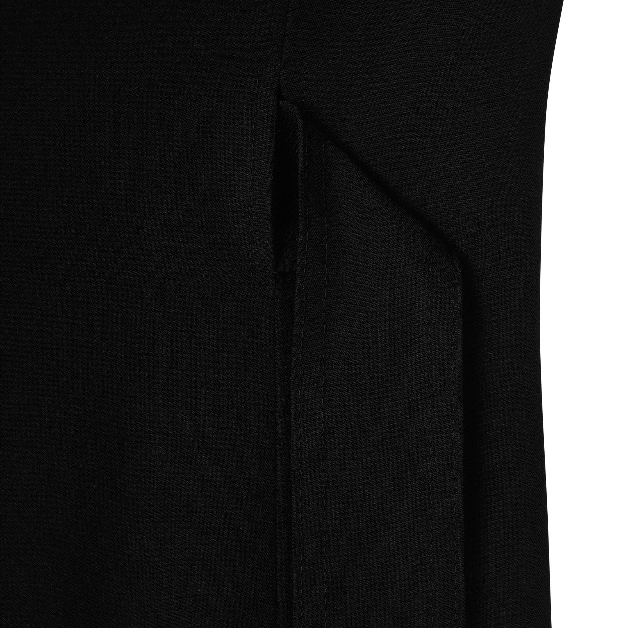 Noir Cuff Blazer with Folded Sleeve Detail and Waist Strap - Image 20