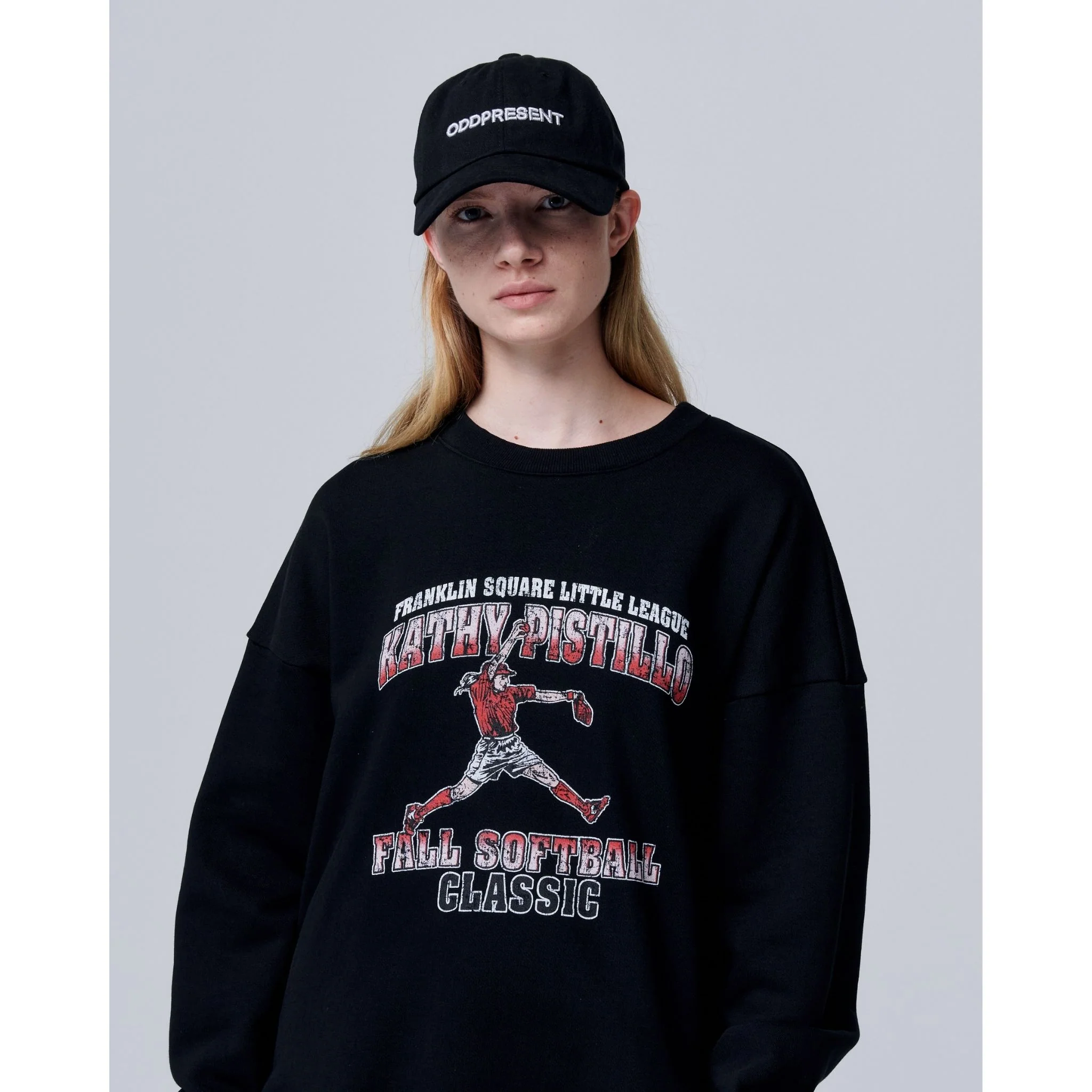 Vintage Ball Sweatshirt with Ribbed Hem - Image 2