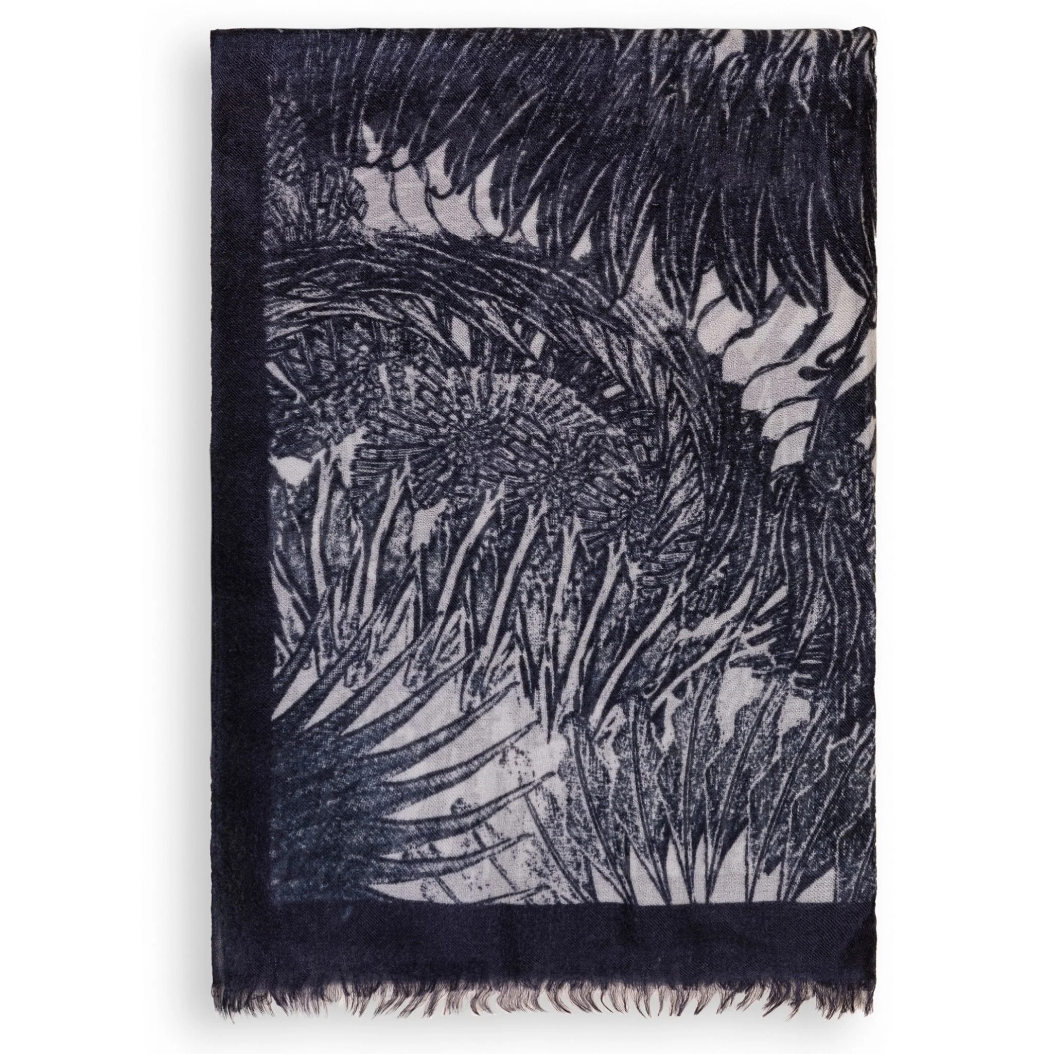 Black Ella Monochrome Stole