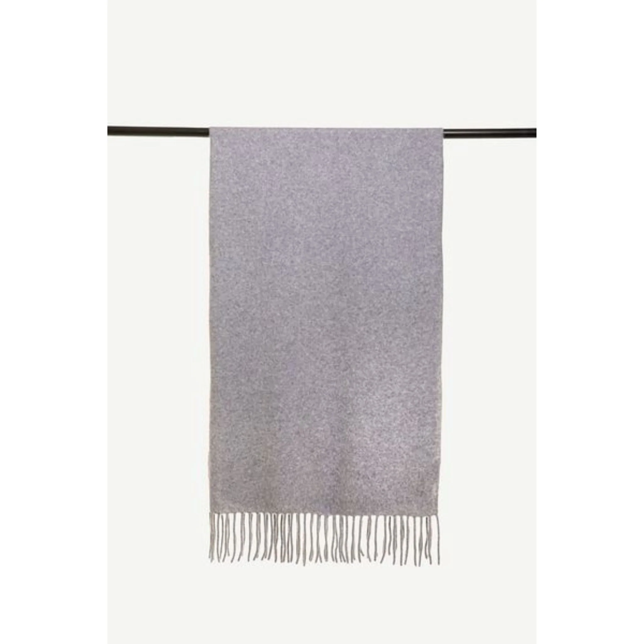 Grey Knitted Felted Cashmere Chunky Scarf - Image 3