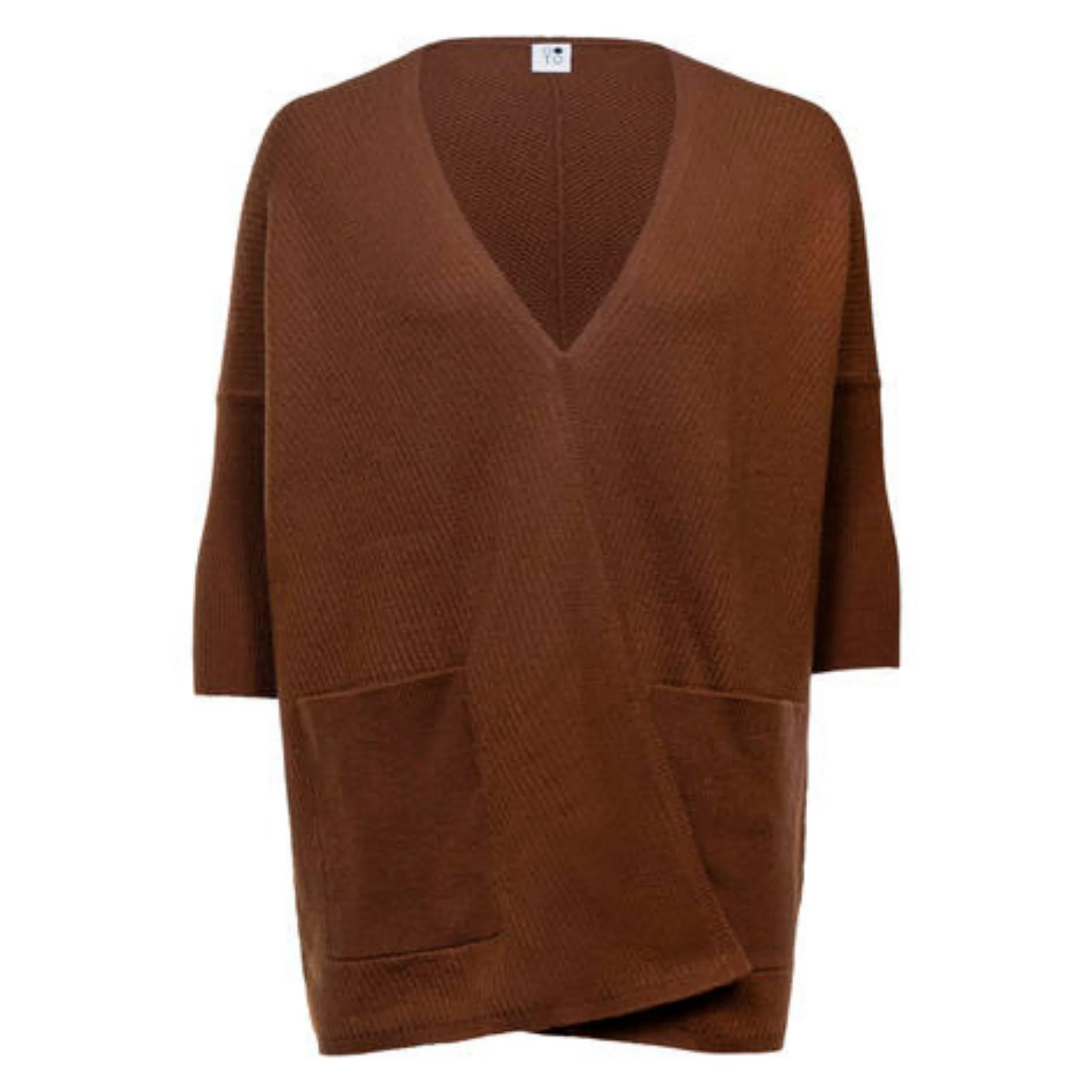 Syrup Brown Lillien Open Cardigan