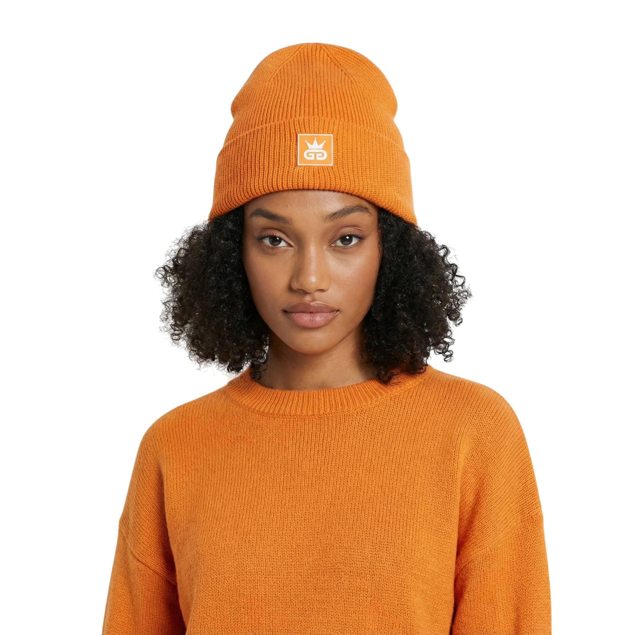 Orange Wool Hat - Image 2