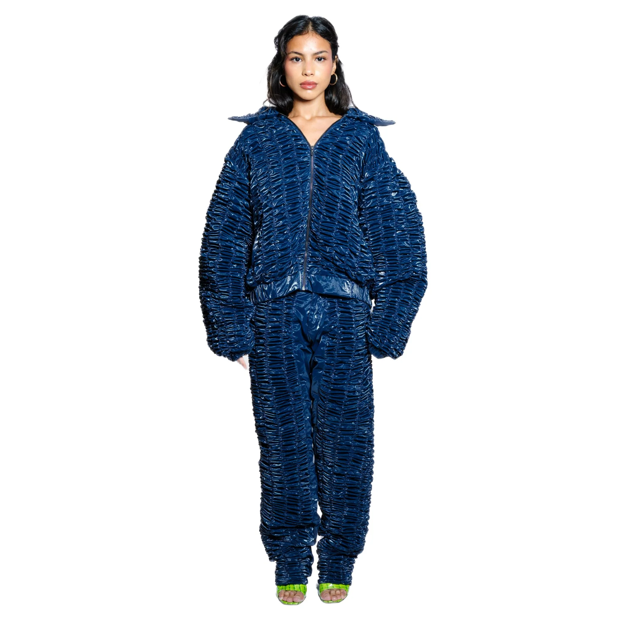 Y2K Bagys Pants | Navy - Image 7