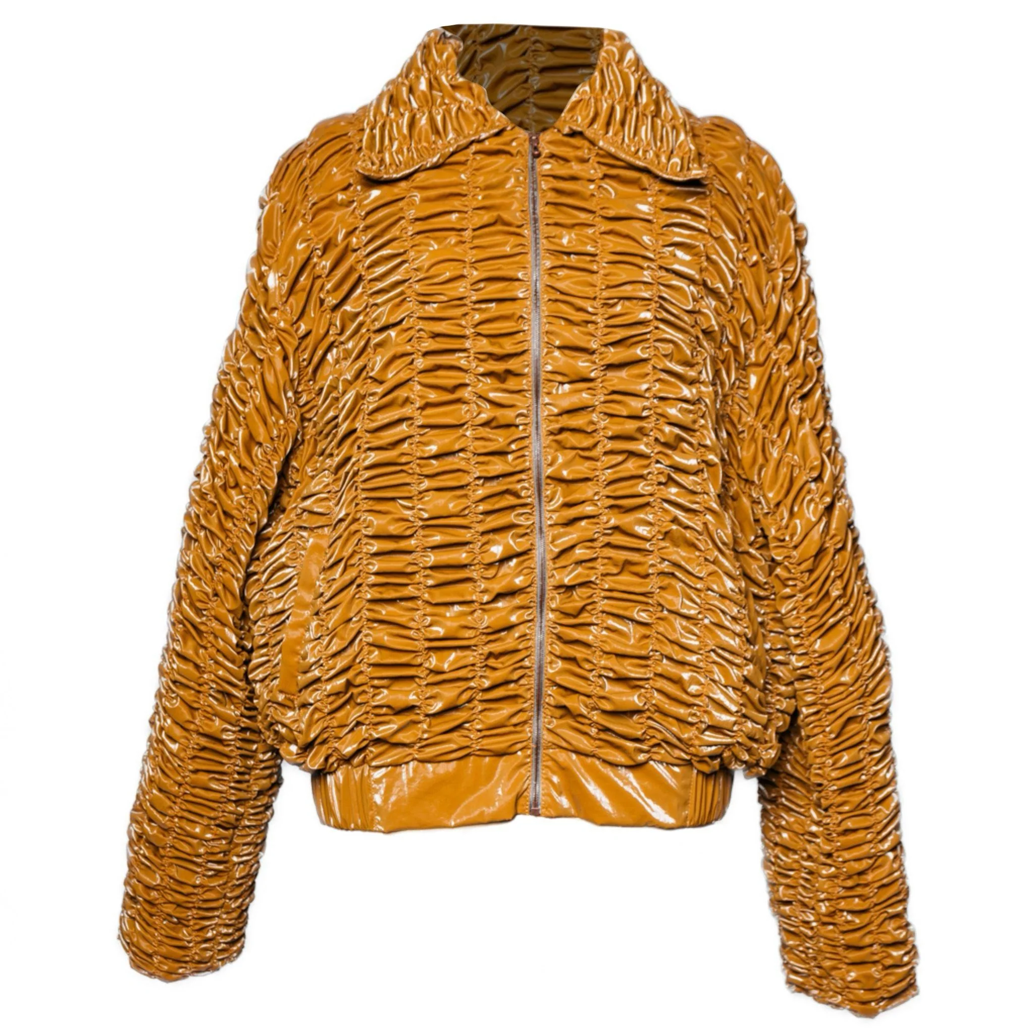 Y2K Bomber | Tan
