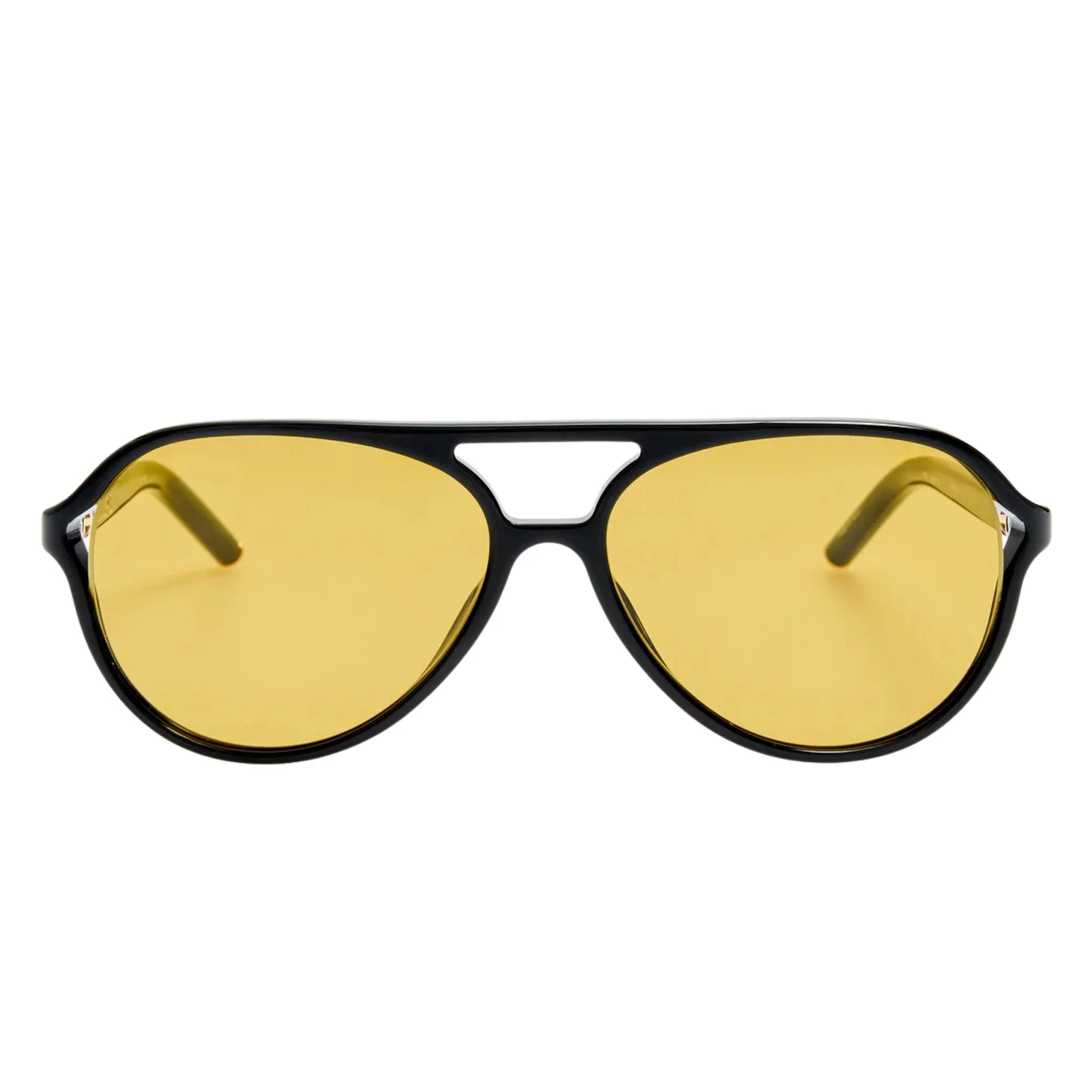 Pastro Sunglasses | Black and Yellow