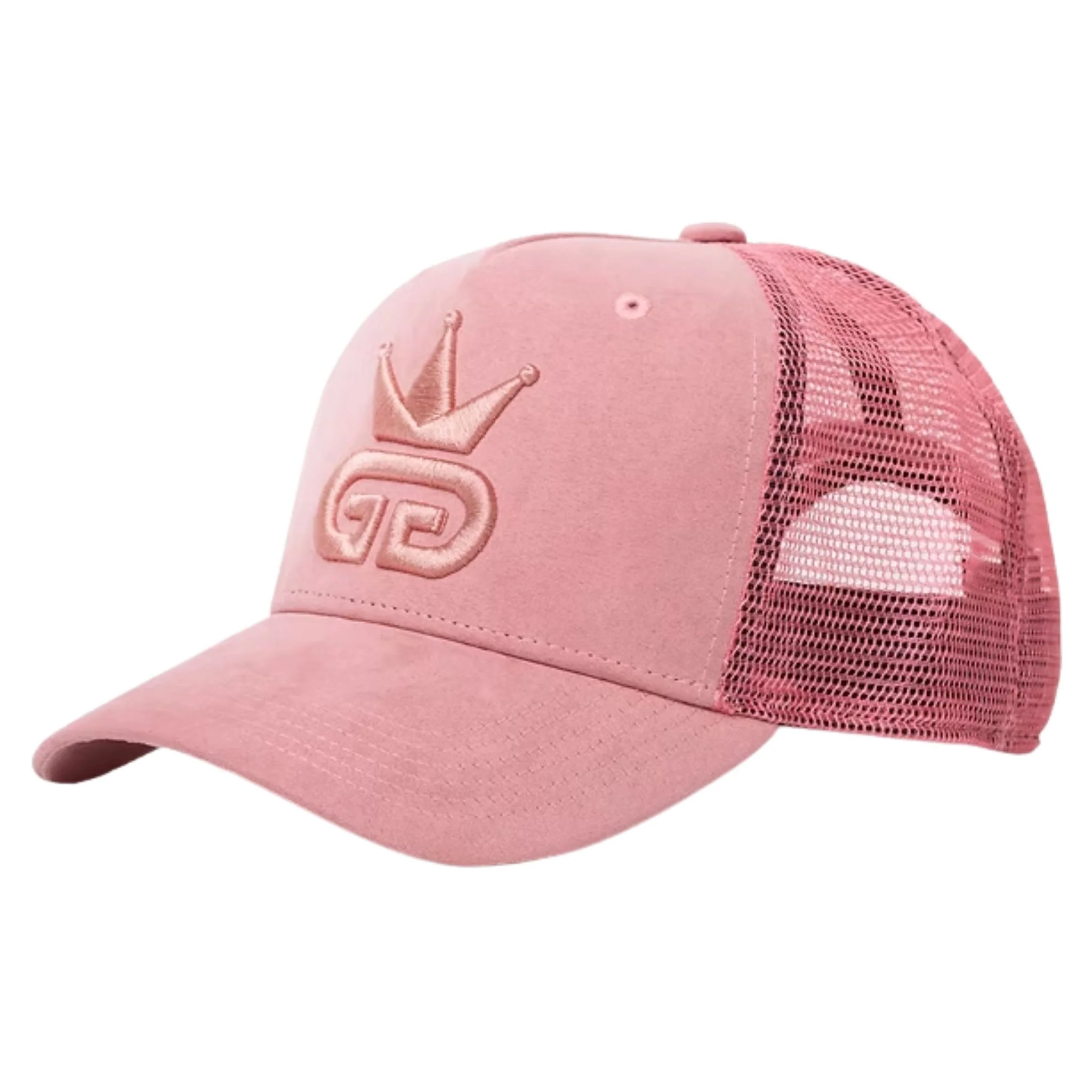 Pink Suede Mesh Hat - Image 2