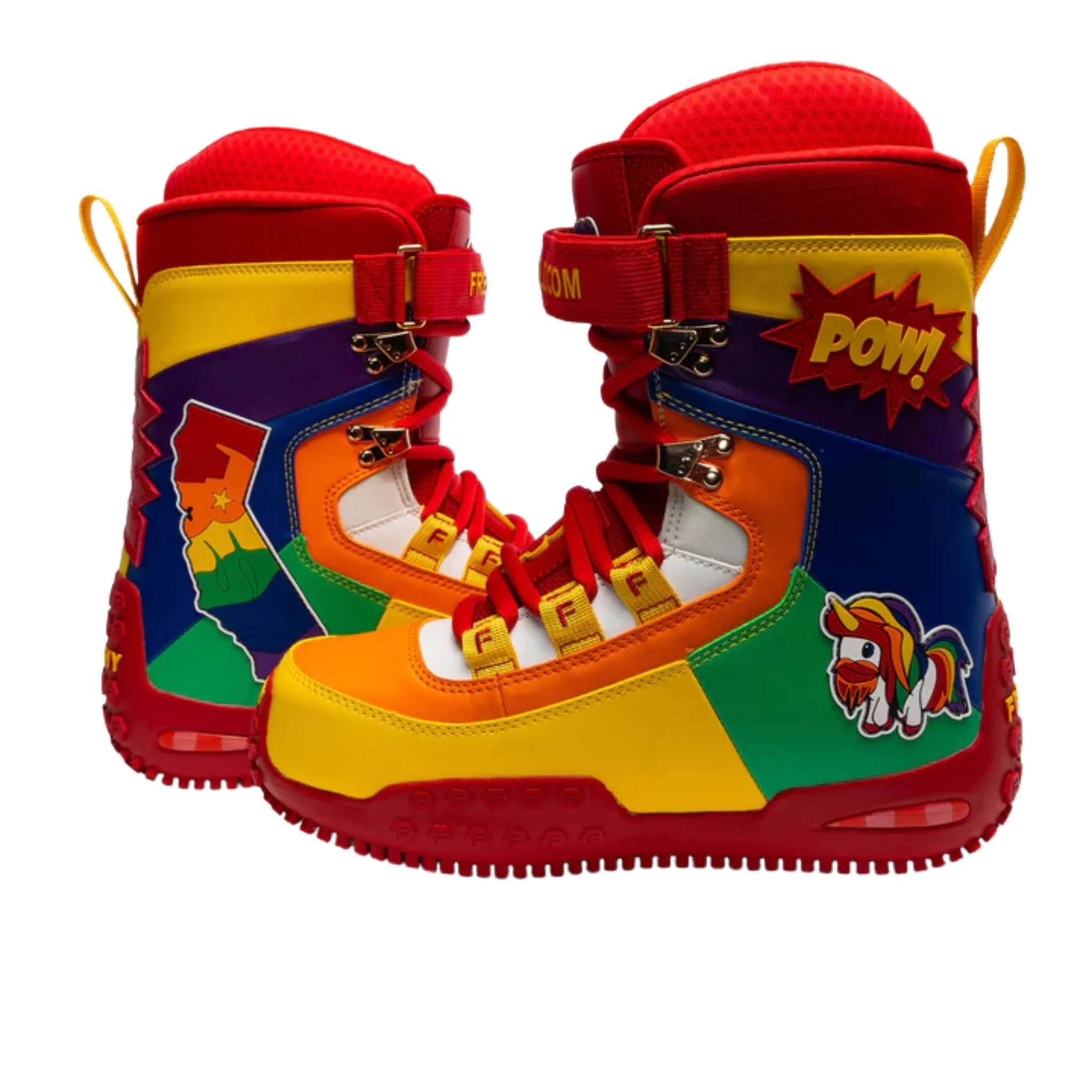 Pow Stomps Snowboard Boots | Rainbow - Image 5