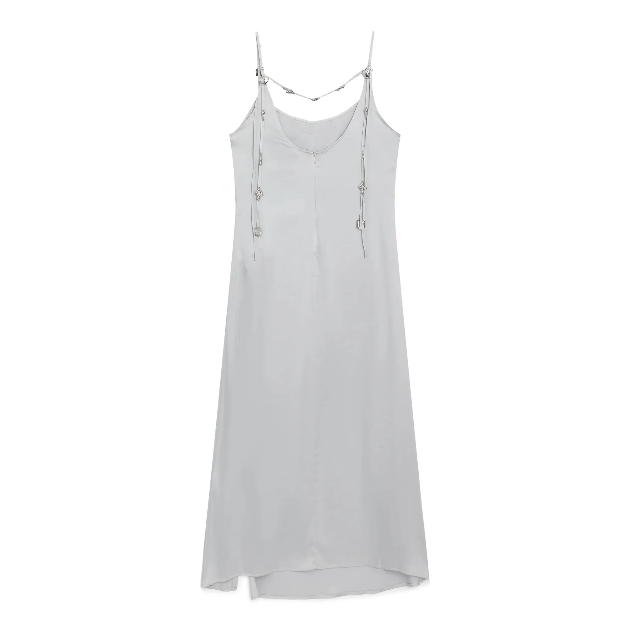 Silver Charm Slip Dress - Image 2