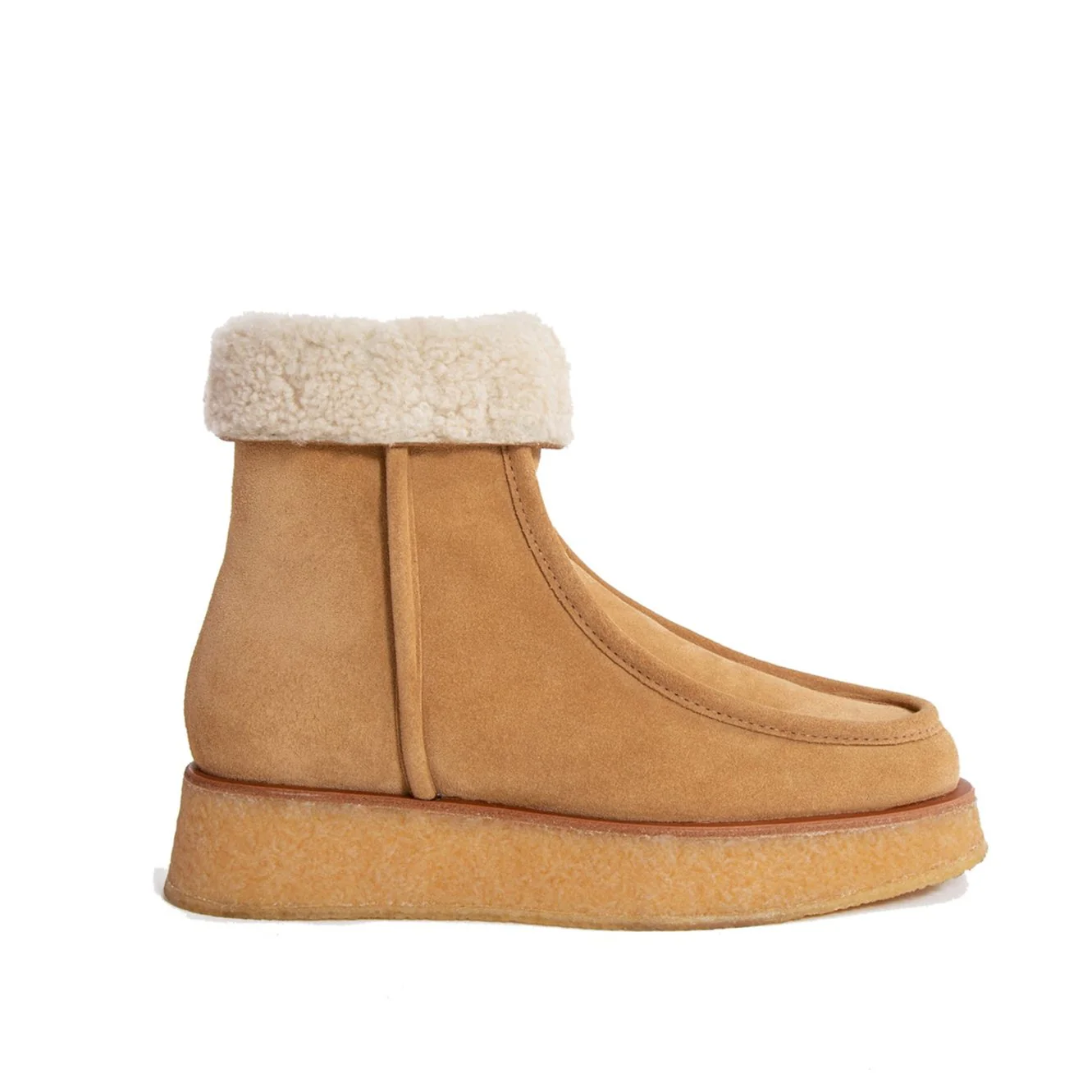 GIANNA Tan Ankle Boots