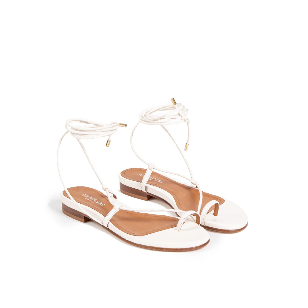 Gladiator Light Beige Nappa Sandal - Image 2