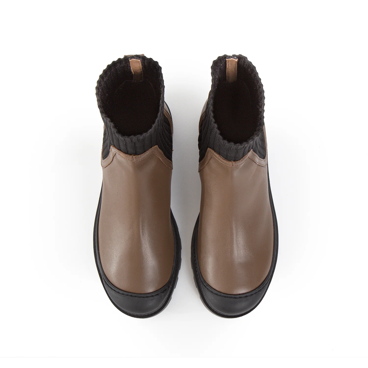 LEILA Nappa Boots | Khaki - Image 3