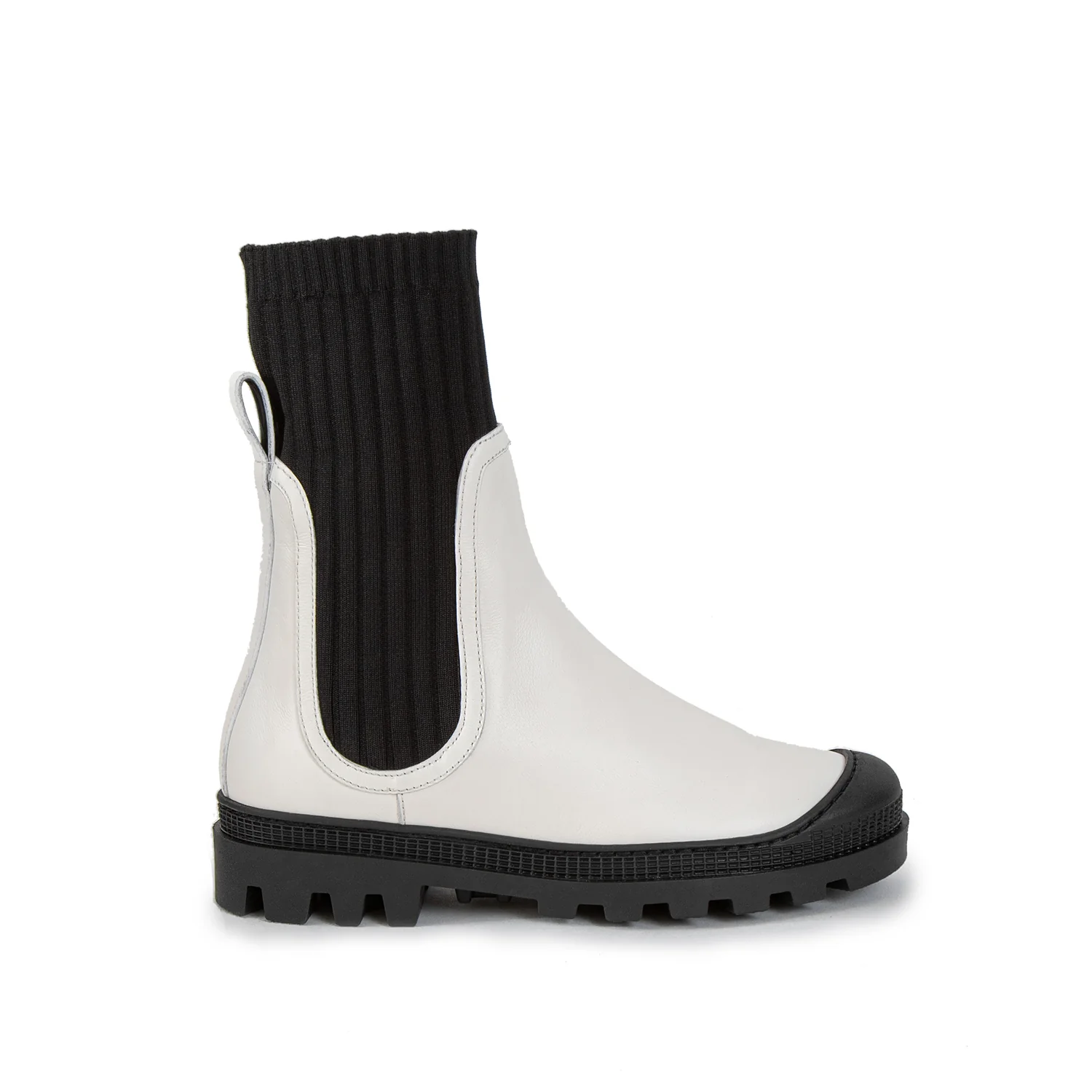 LEILA Nappa Boots | White