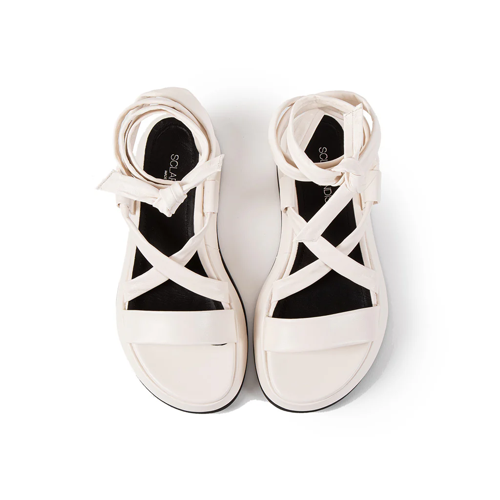 MARA Platform Sandal | Beige - Image 3