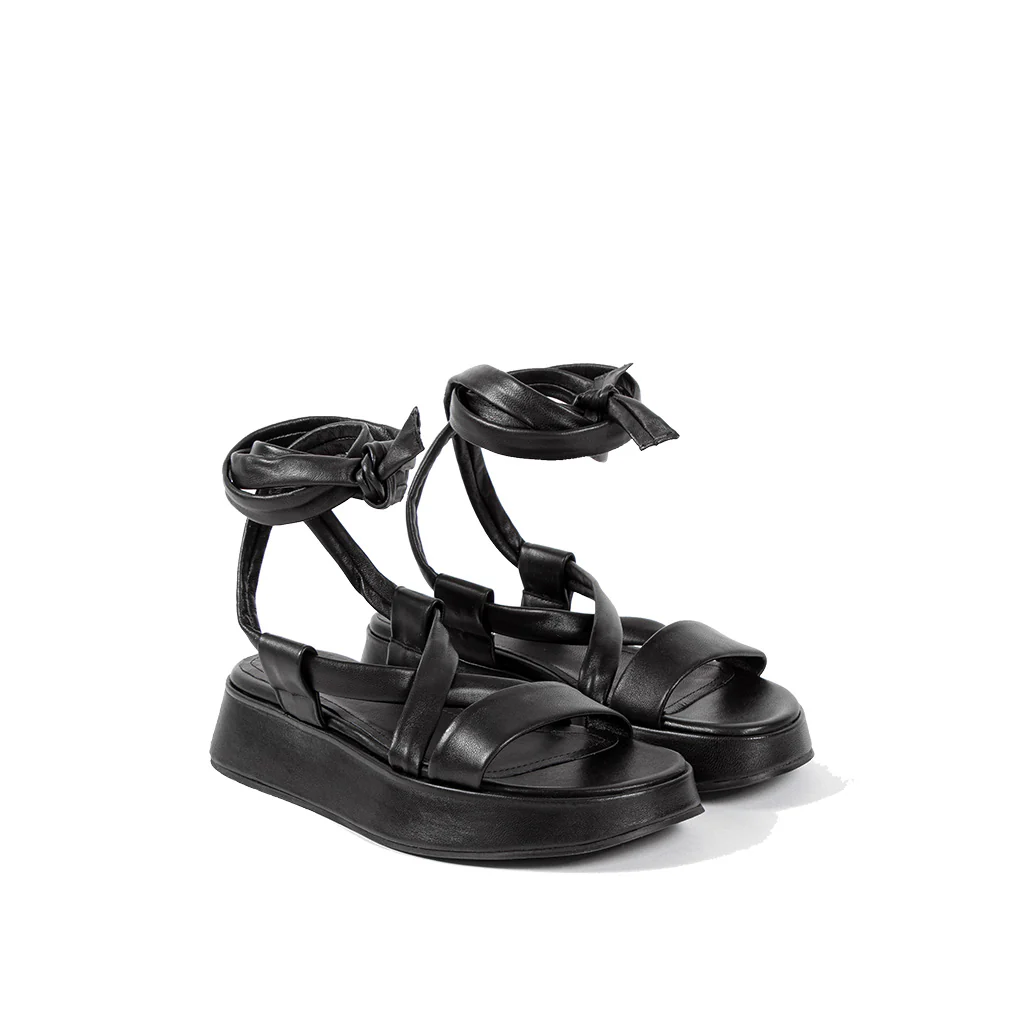 MARA Platform Sandal | Black - Image 2