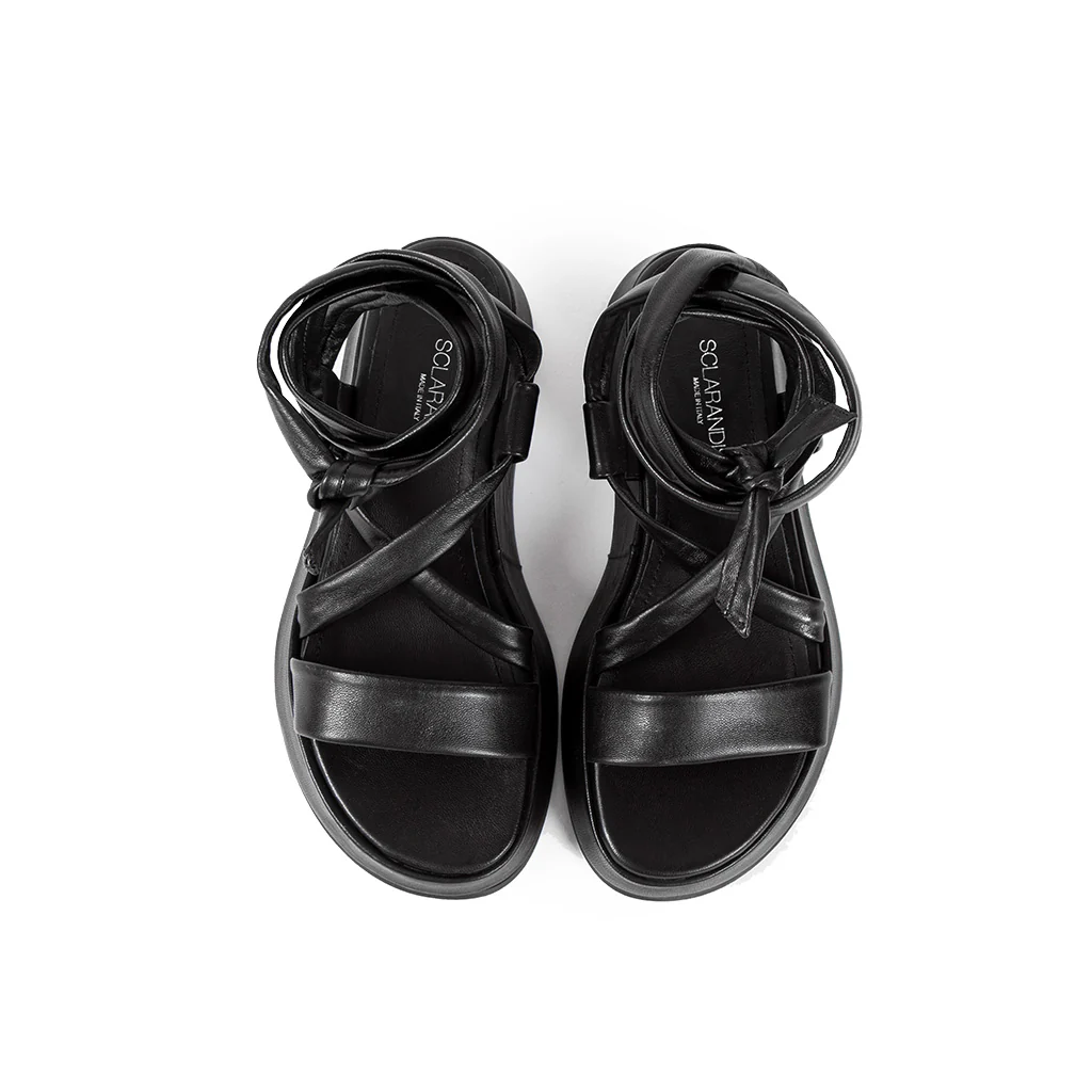 MARA Platform Sandal | Black - Image 3