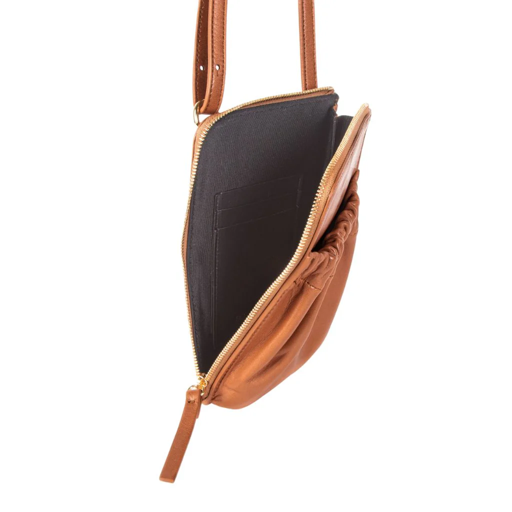 Phone Crossbody Bag | Cognac - Image 3