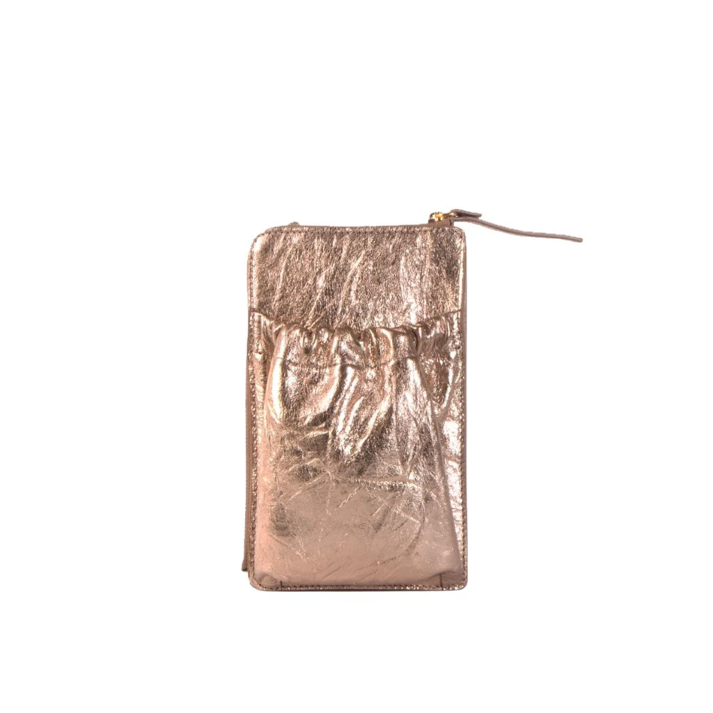 Phone Crossbody Bag | Gold
