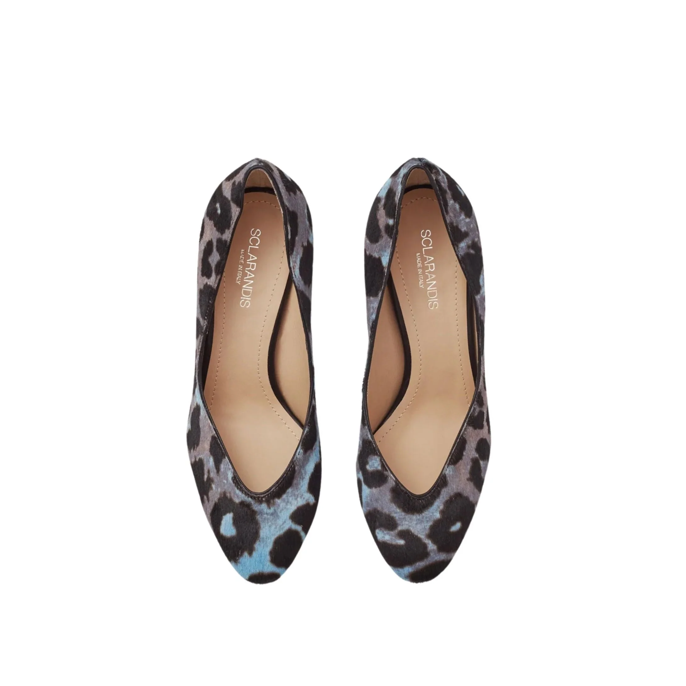 Stella Blue Haircalf Pumps - Image 3