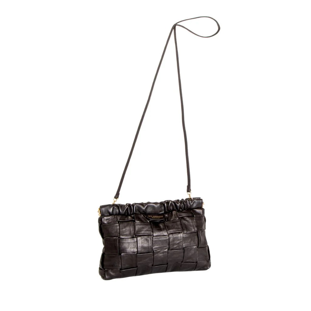 Woven Leather Clutch Bag - Image 2