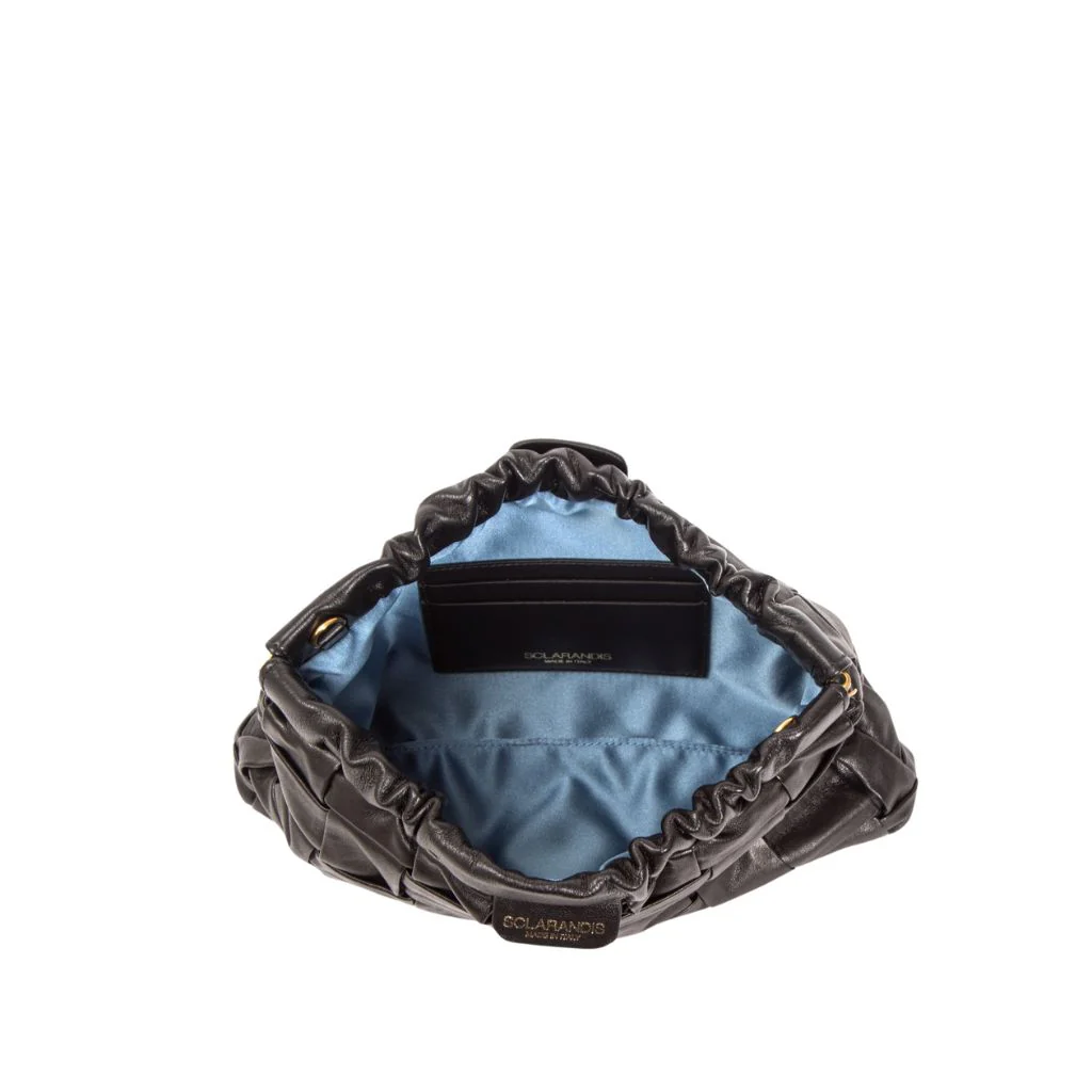 Woven Leather Clutch Bag - Image 3