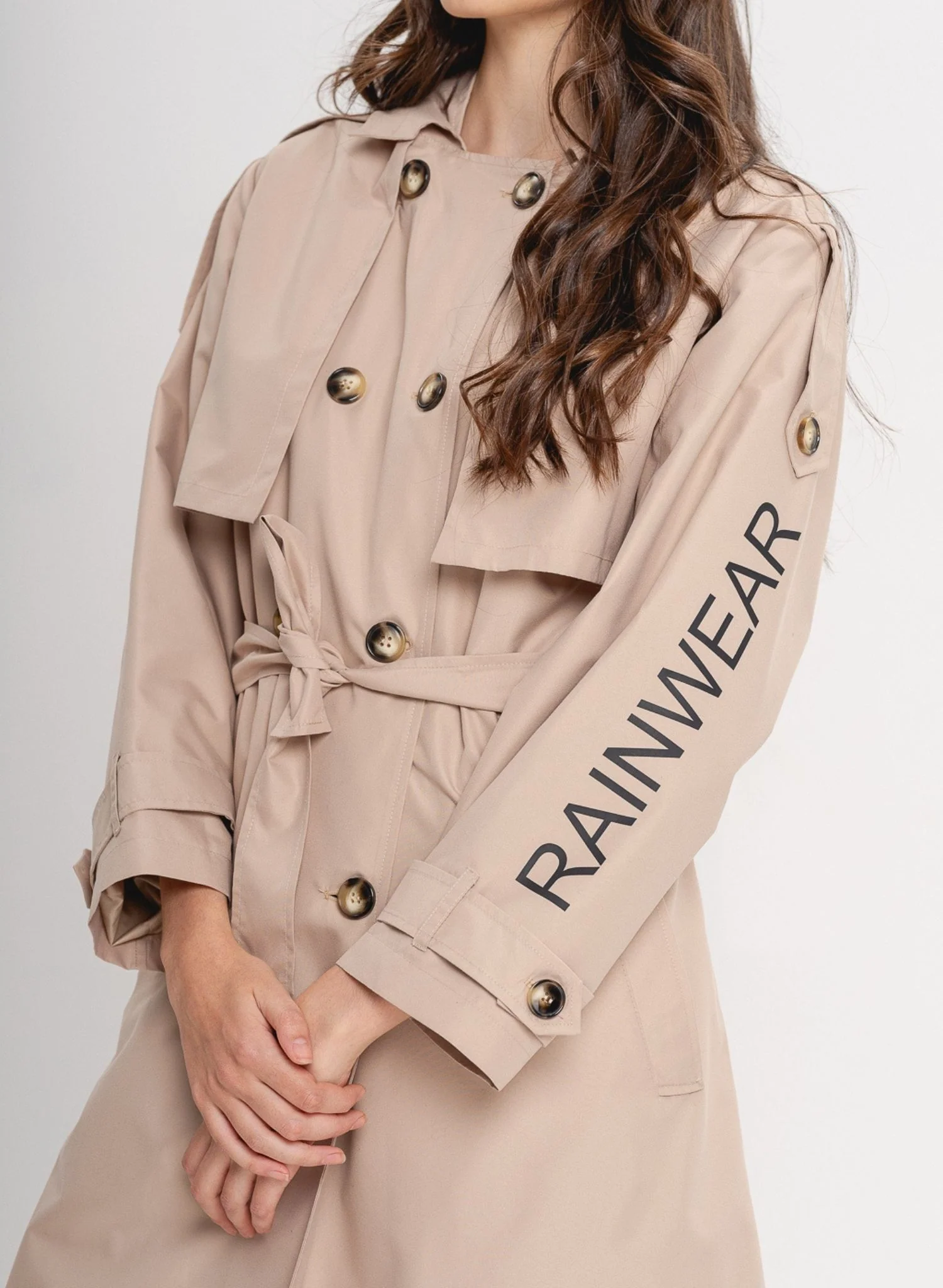 Bronx Trench Coat | Beige - Image 10