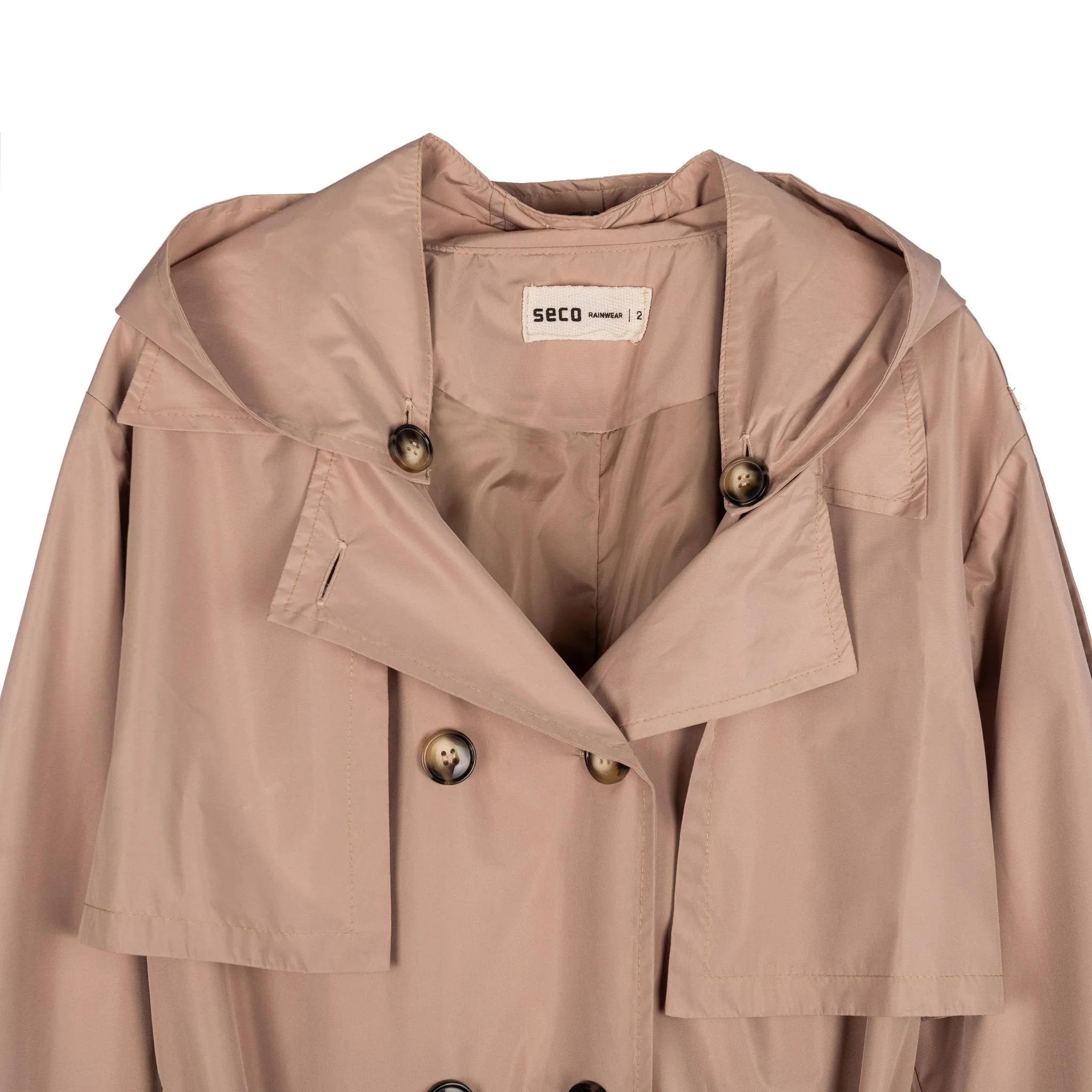 Bronx Trench Coat | Beige - Image 3