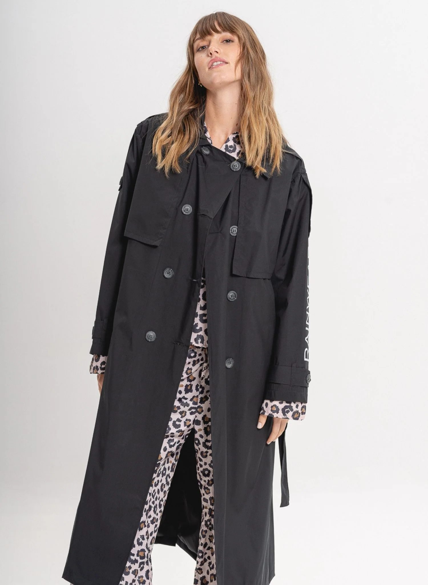 Bronx Trench Coat | Black - Image 12