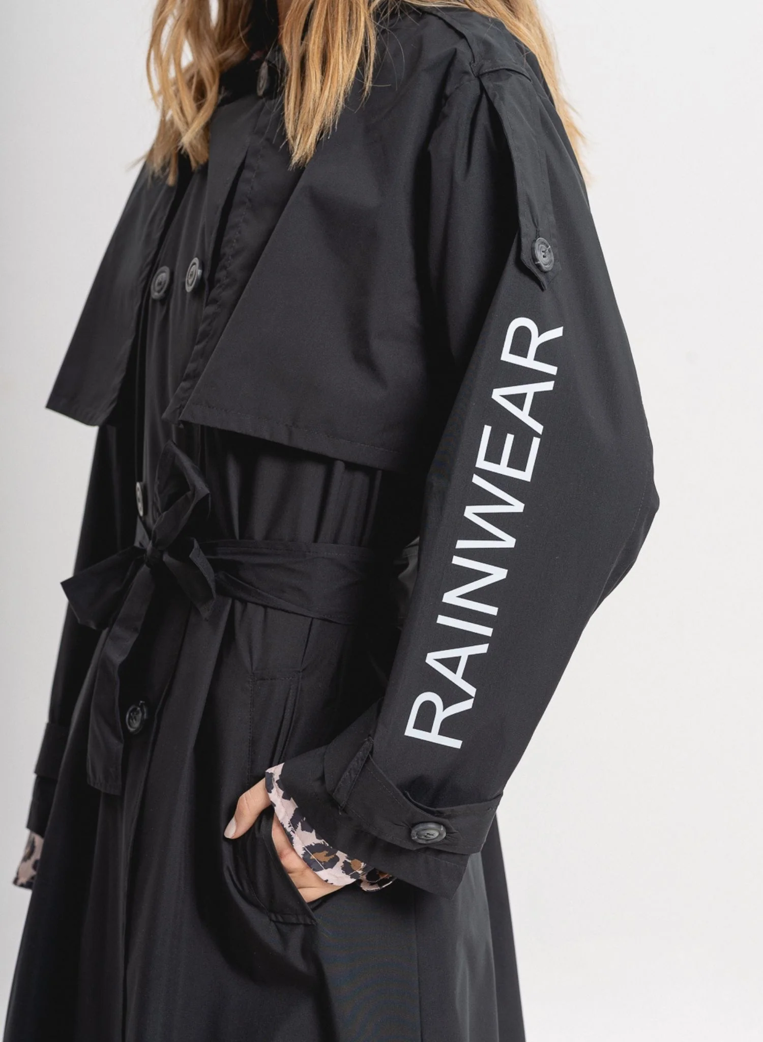 Bronx Trench Coat | Black - Image 13