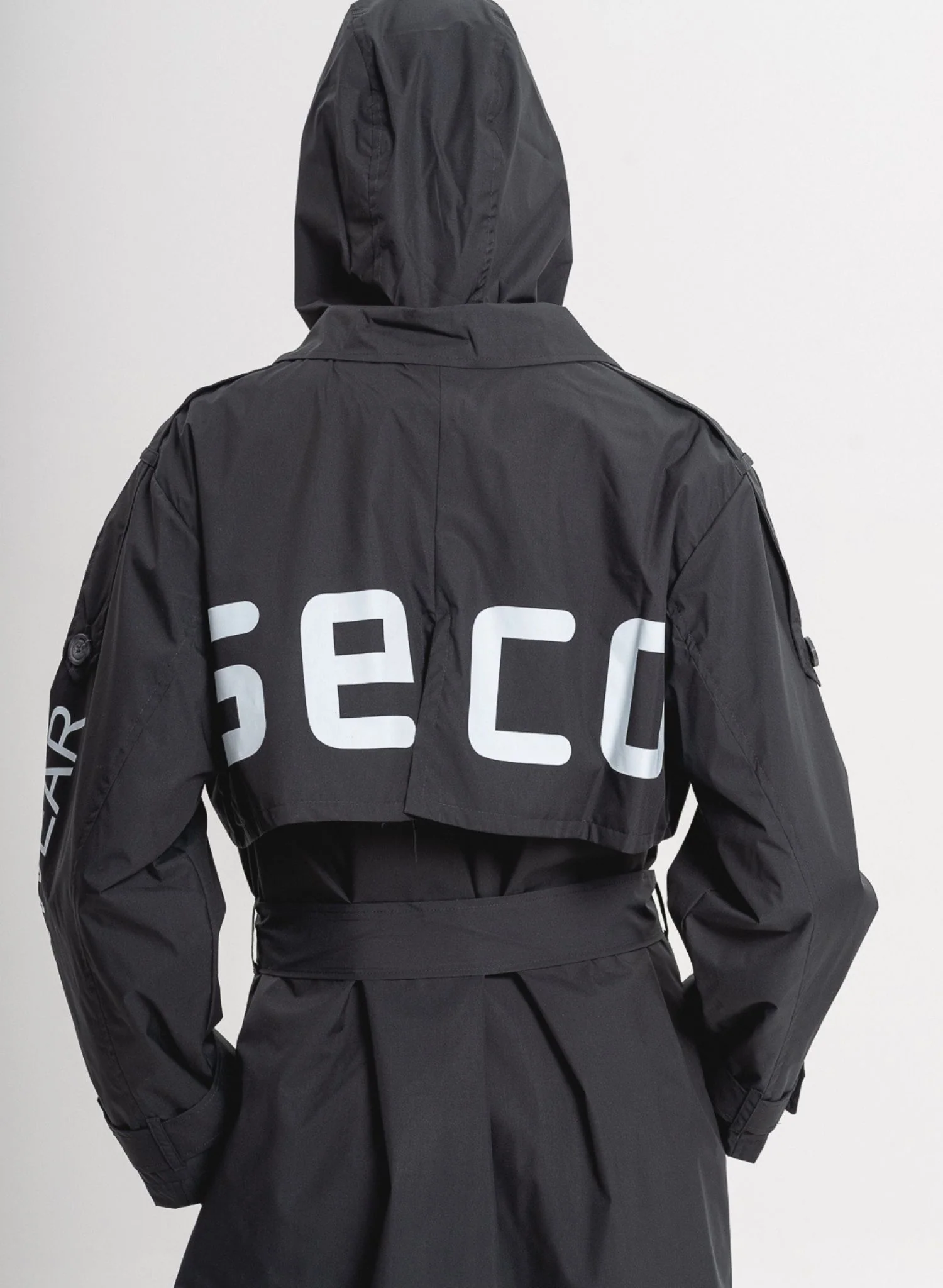 Bronx Trench Coat | Black - Image 15