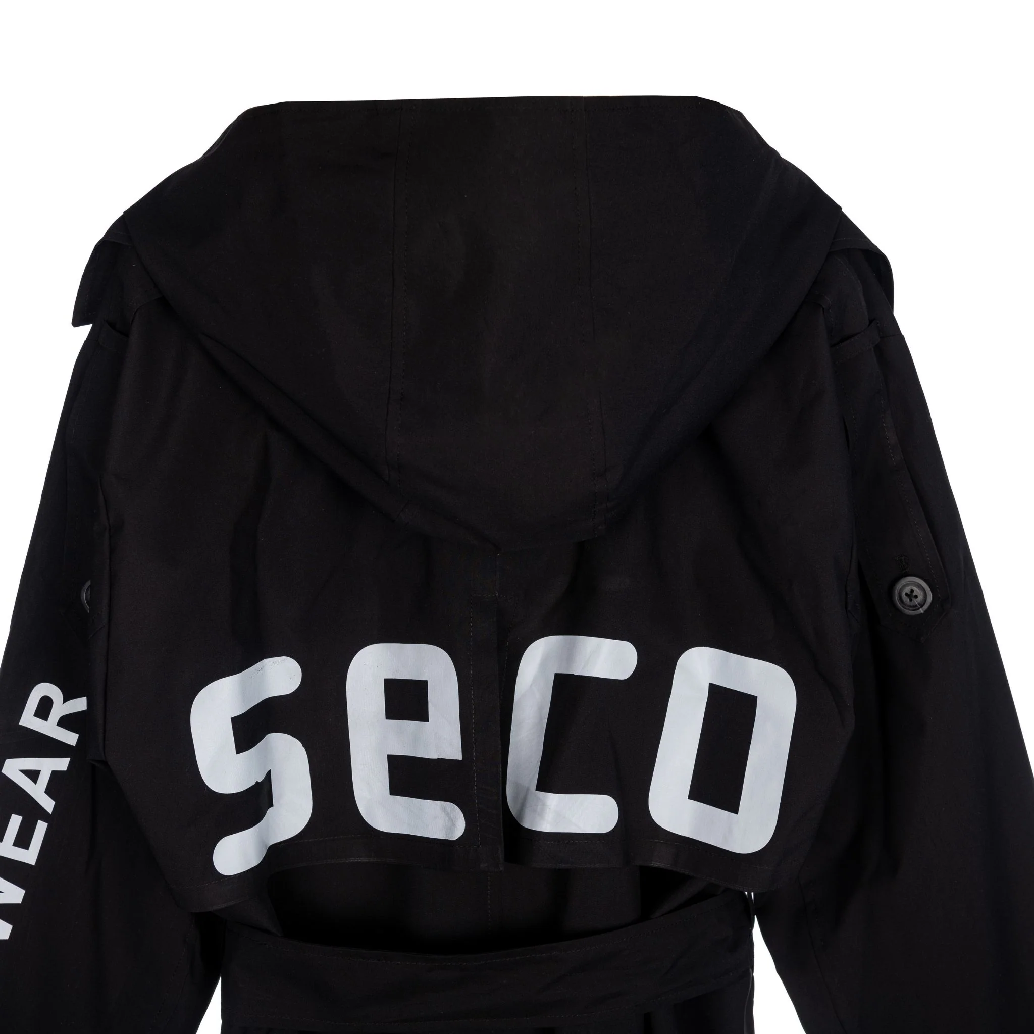 Bronx Trench Coat | Black - Image 5