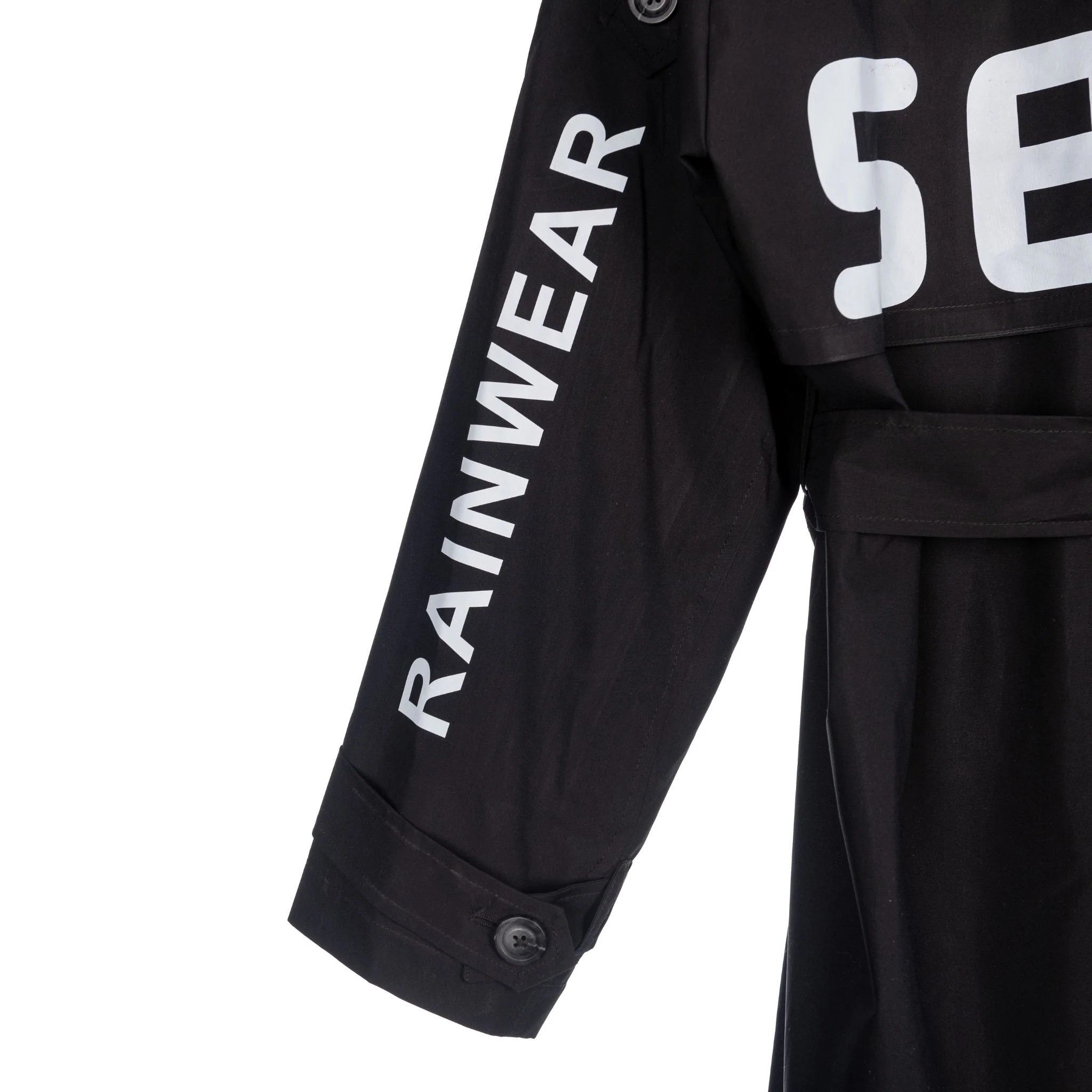 Bronx Trench Coat | Black - Image 7