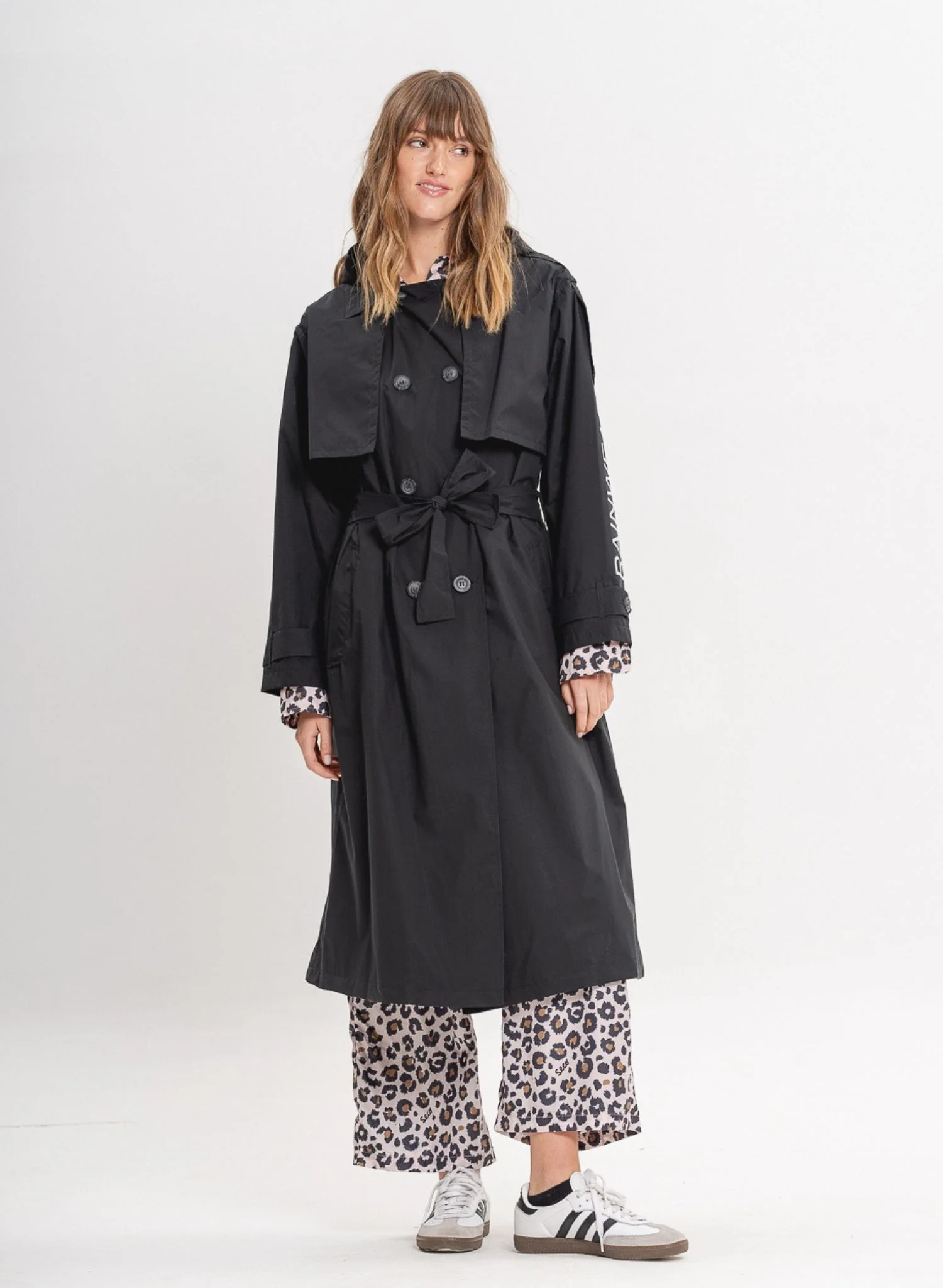 Bronx Trench Coat | Black - Image 8