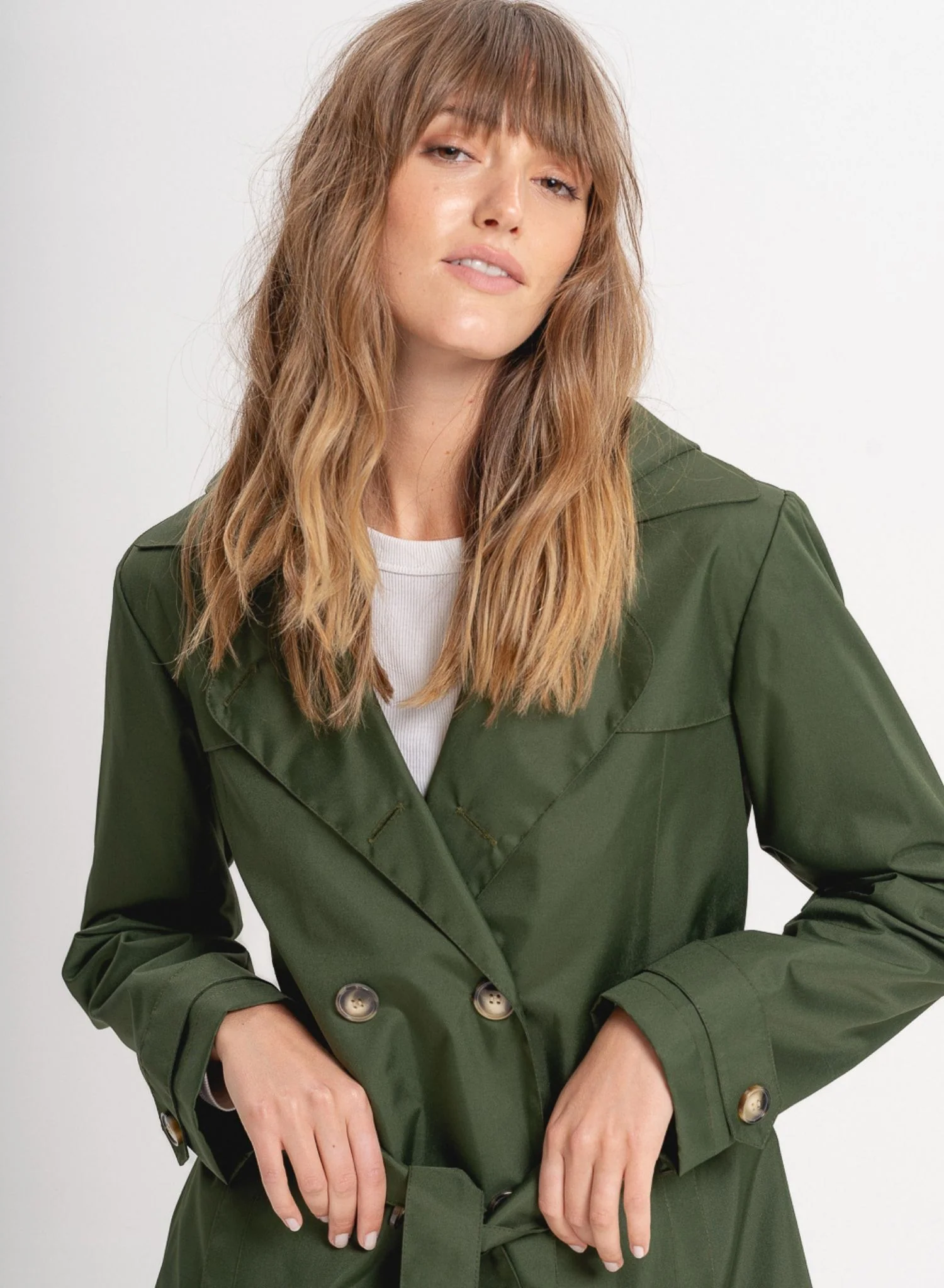 Manhattan Trench Coat | Military - Image 10
