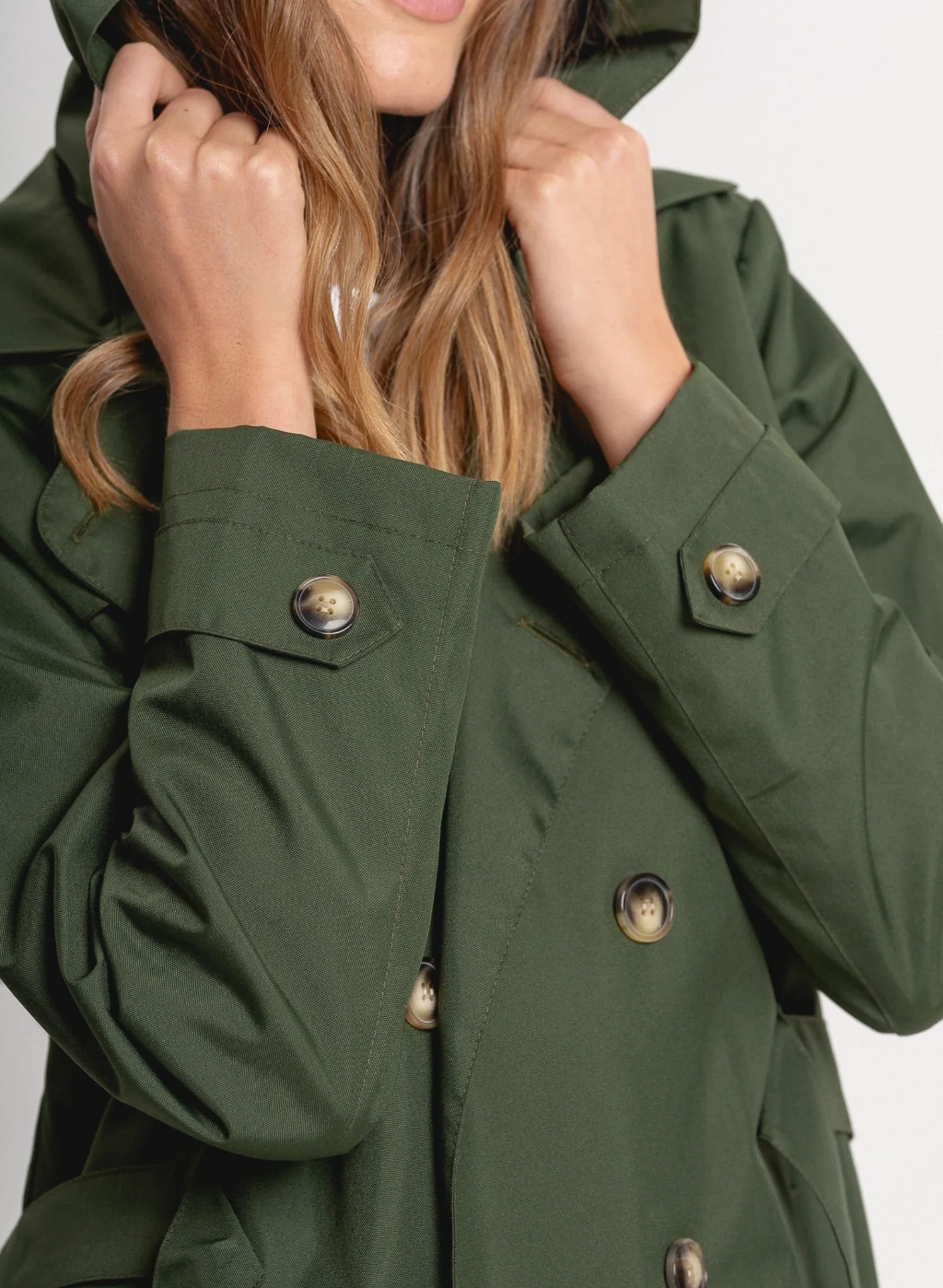 Manhattan Trench Coat | Military - Image 12