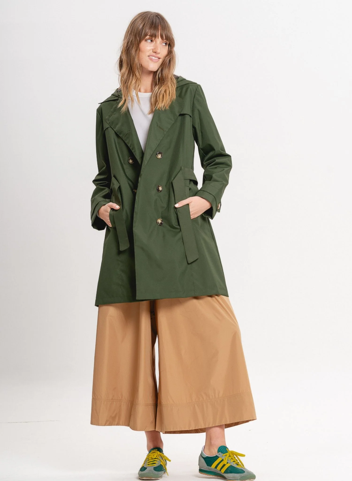 Manhattan Trench Coat | Military - Image 8