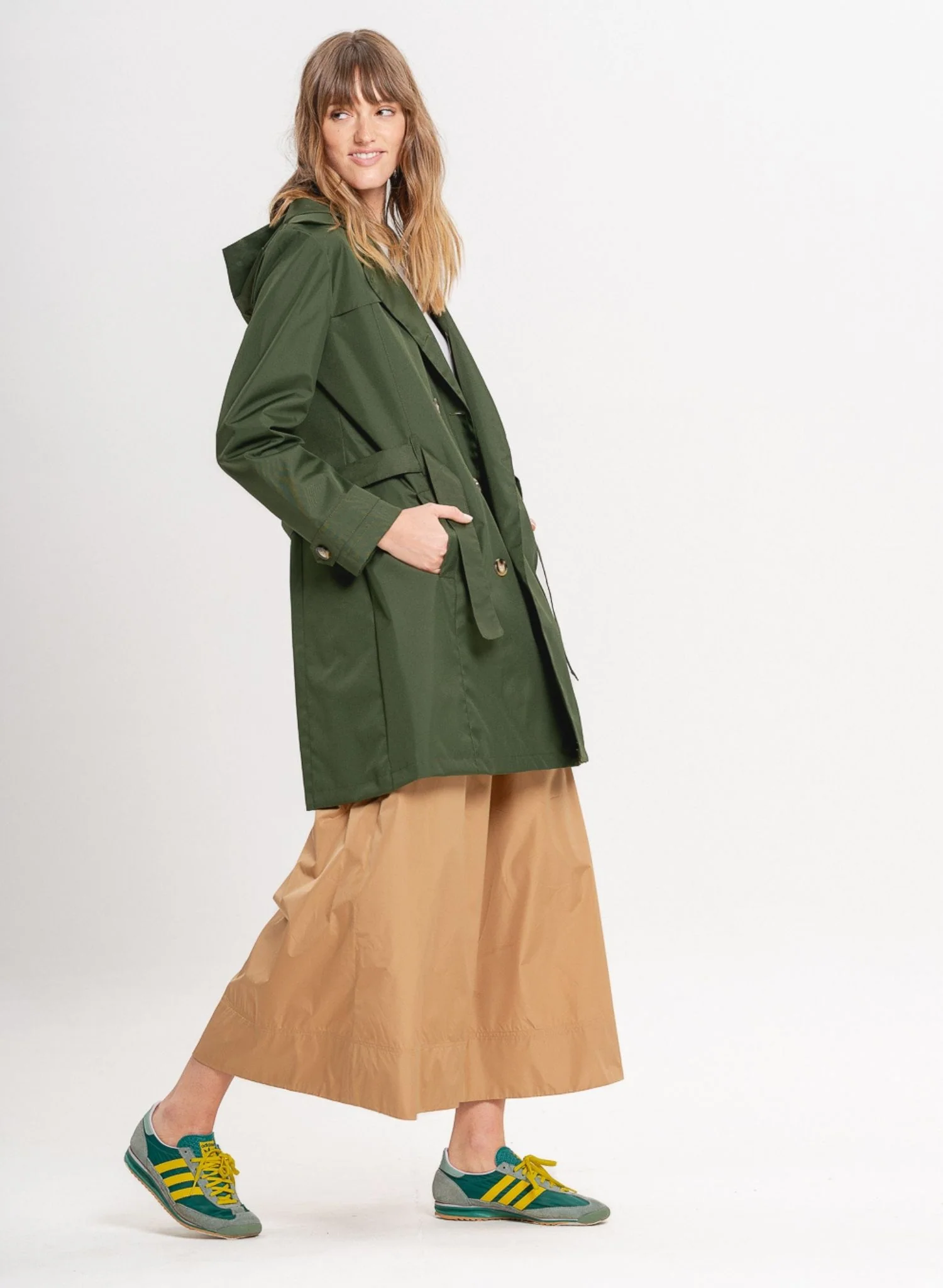 Manhattan Trench Coat | Military - Image 9