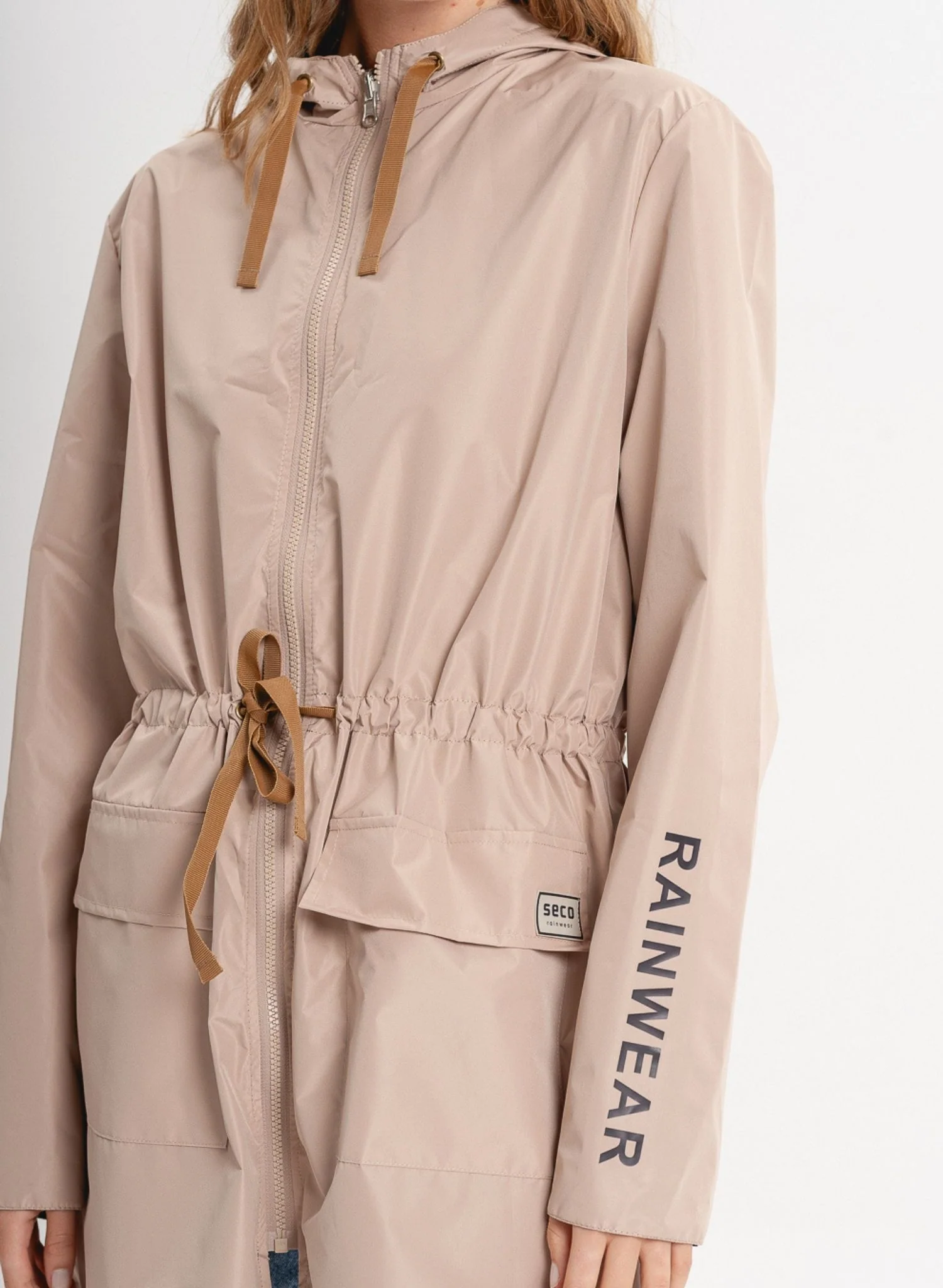 Reversible Print Jacket | Beige - Image 11