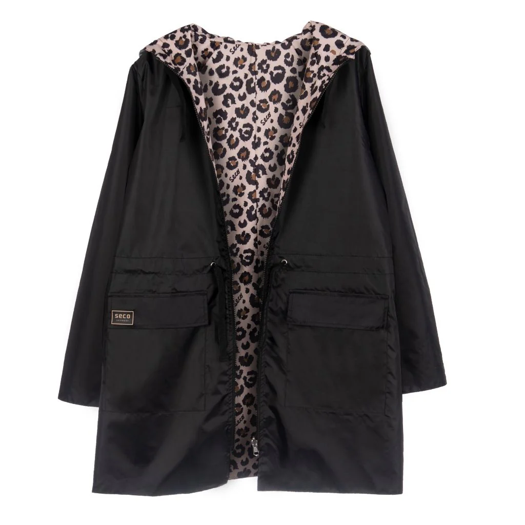 Reversible Print Jacket | Leopard - Image 4