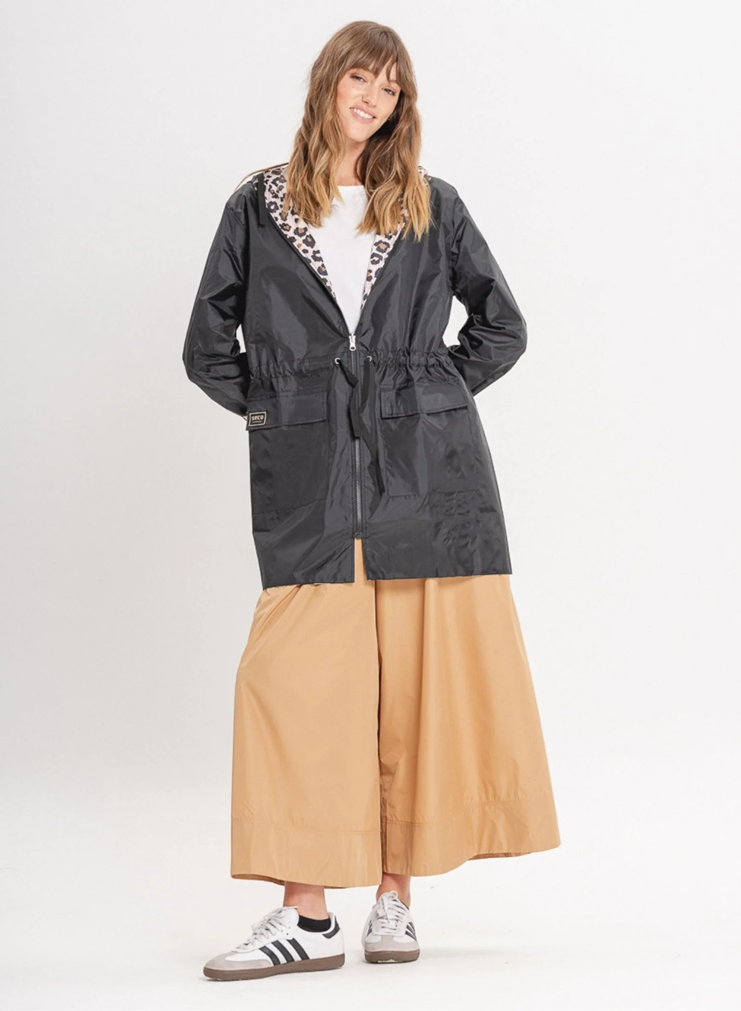 Reversible Print Jacket | Leopard - Image 7