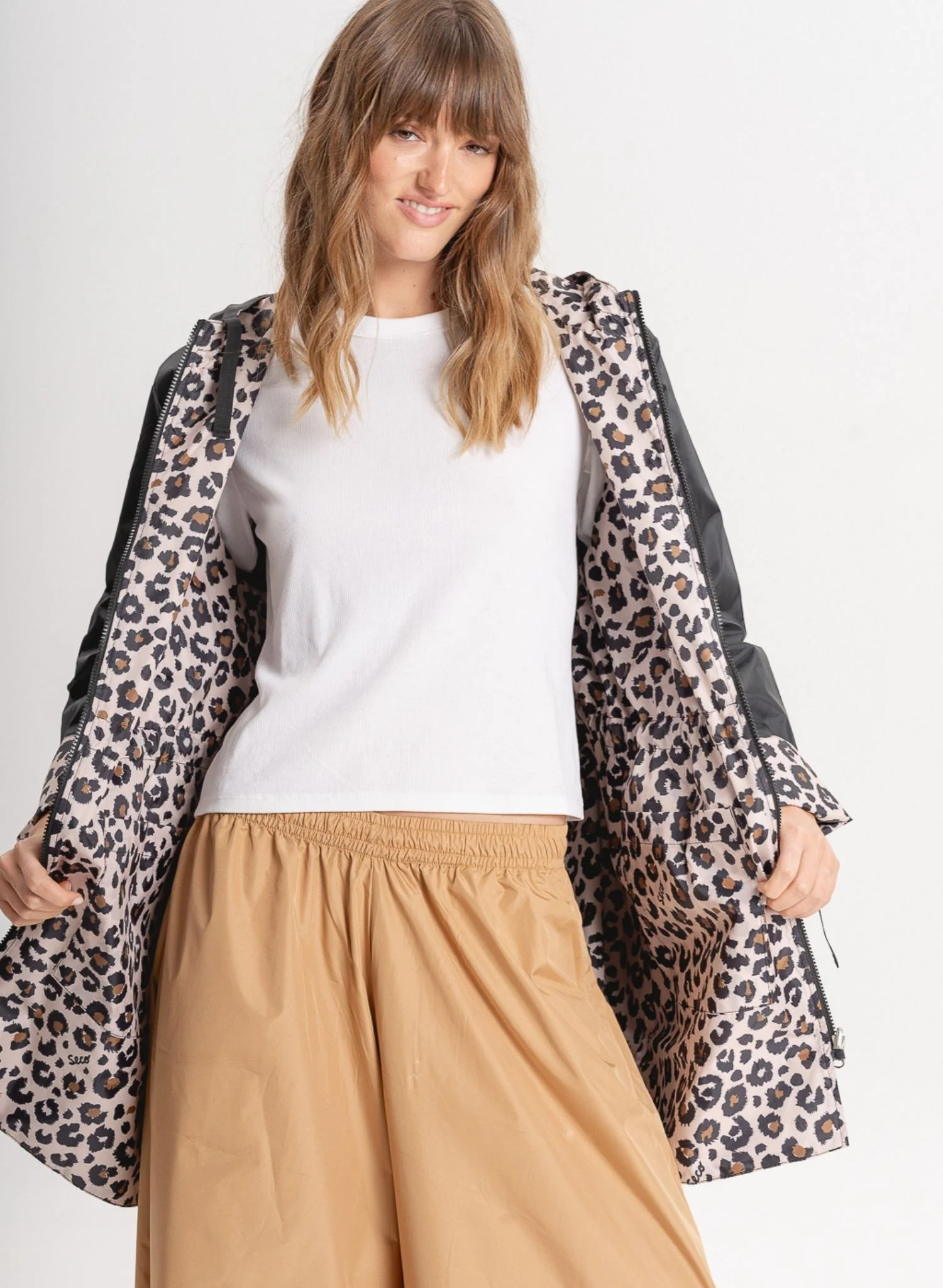 Reversible Print Jacket | Leopard - Image 8