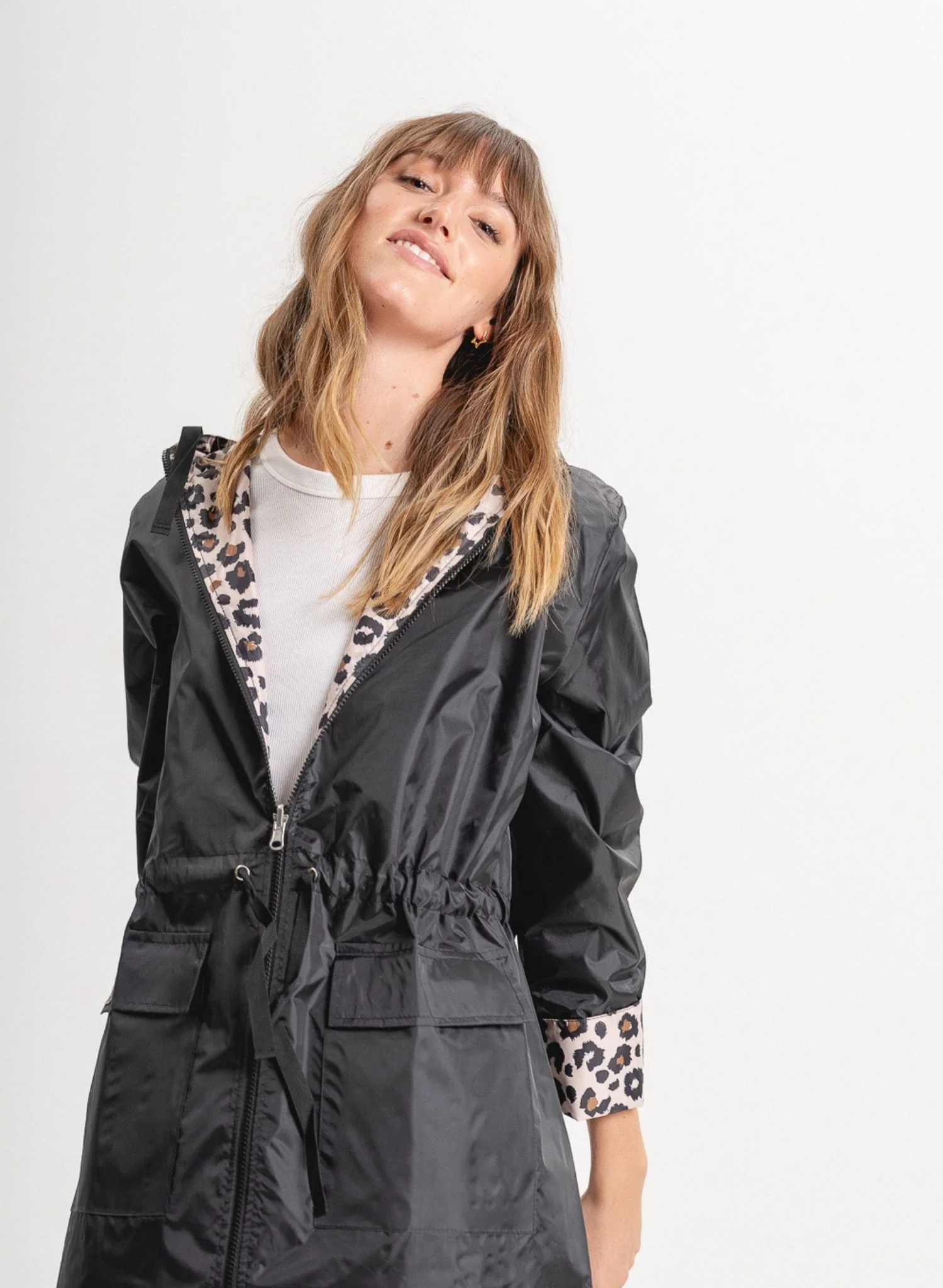 Reversible Print Jacket | Leopard - Image 9