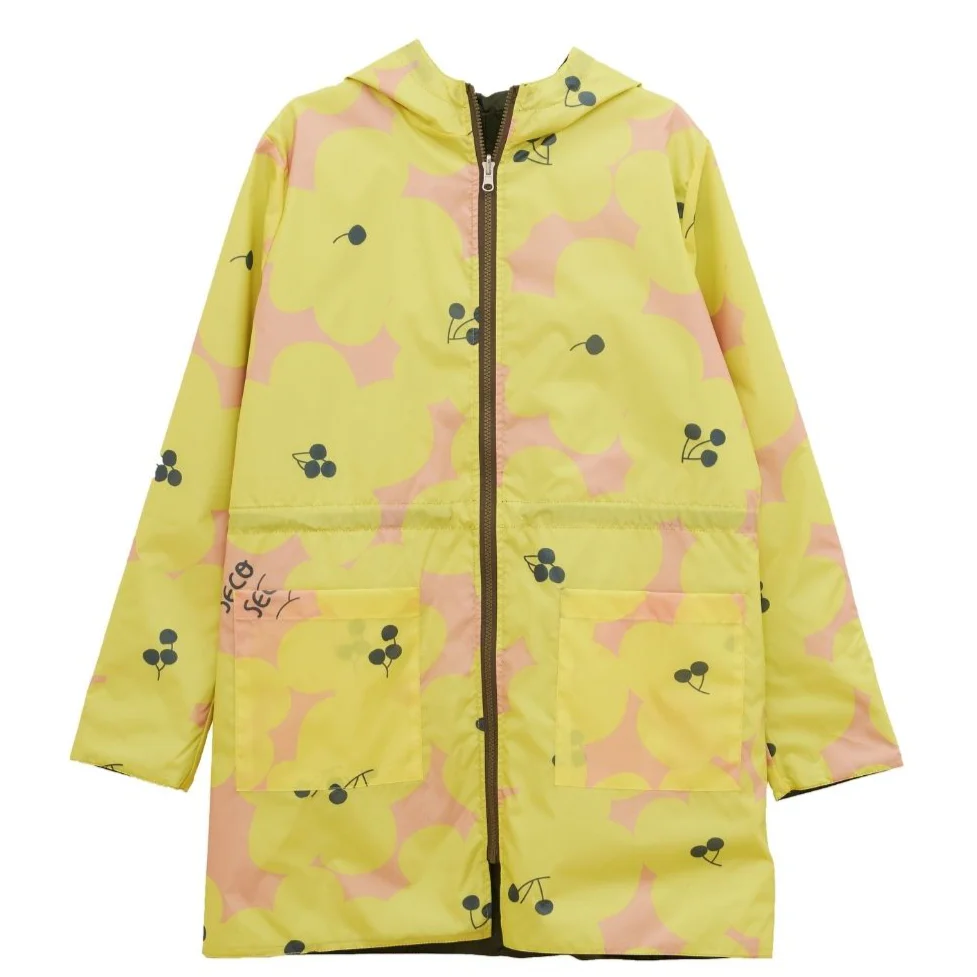 Reversible Print Jacket | Yellow